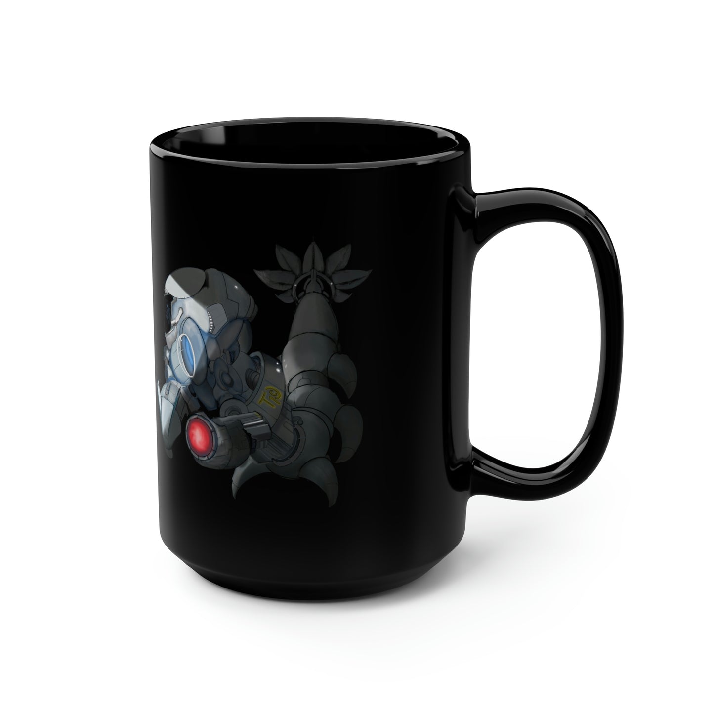 Aquanaut Black Mug, 15oz
