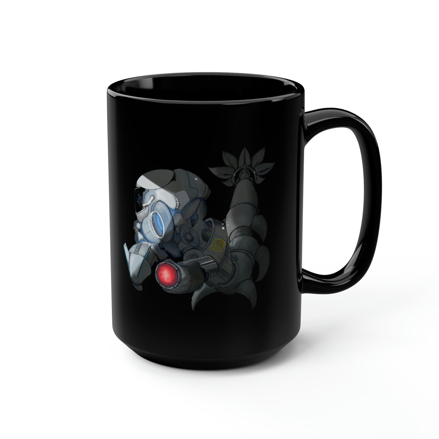 Aquanaut Black Mug, 15oz