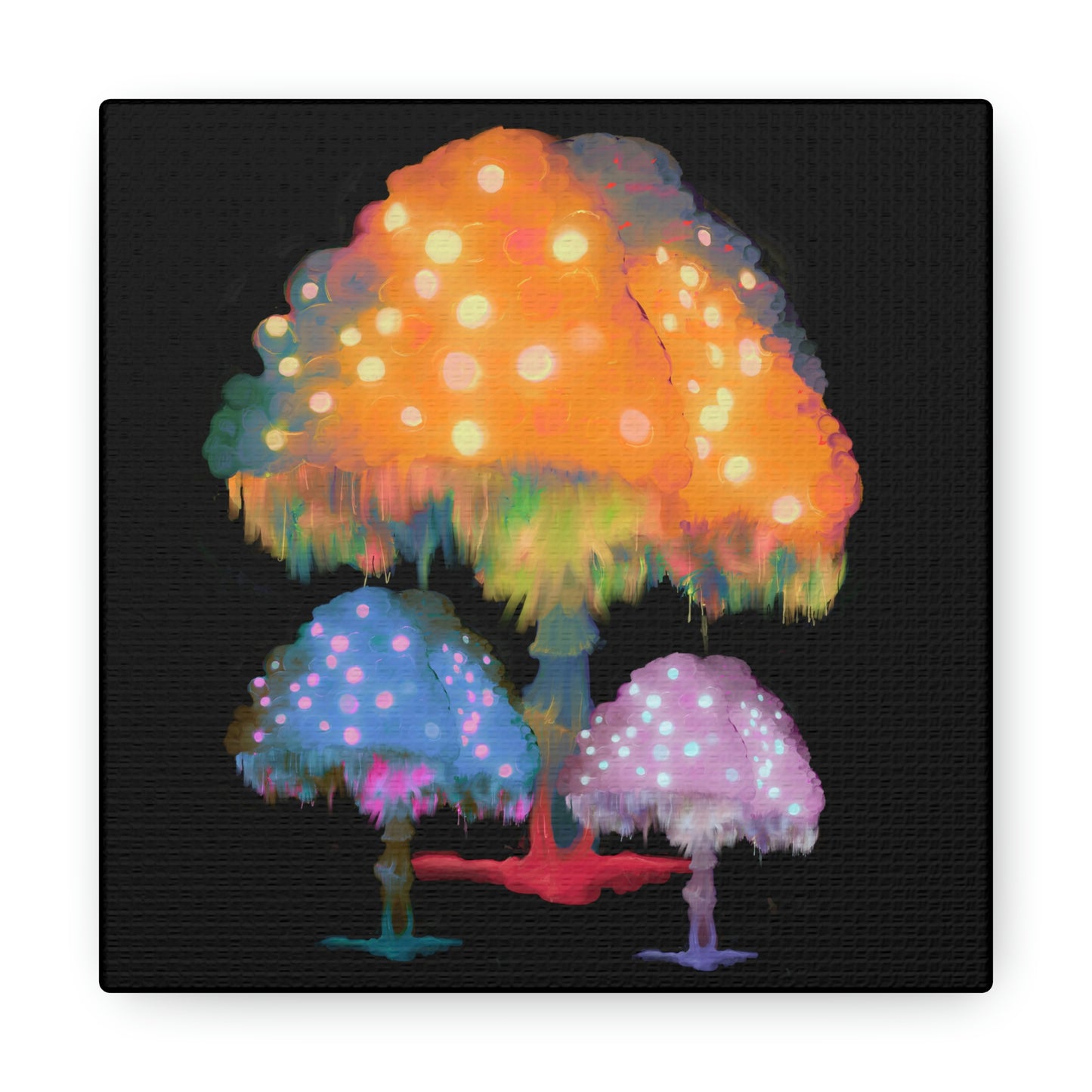Ghost Fungi Canvas Gallery Wraps