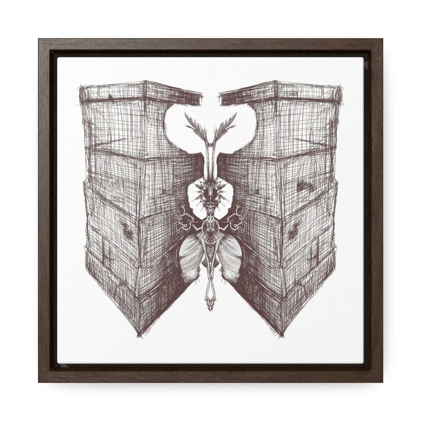 Heavy WIngs Gallery Canvas Wraps Square Frame
