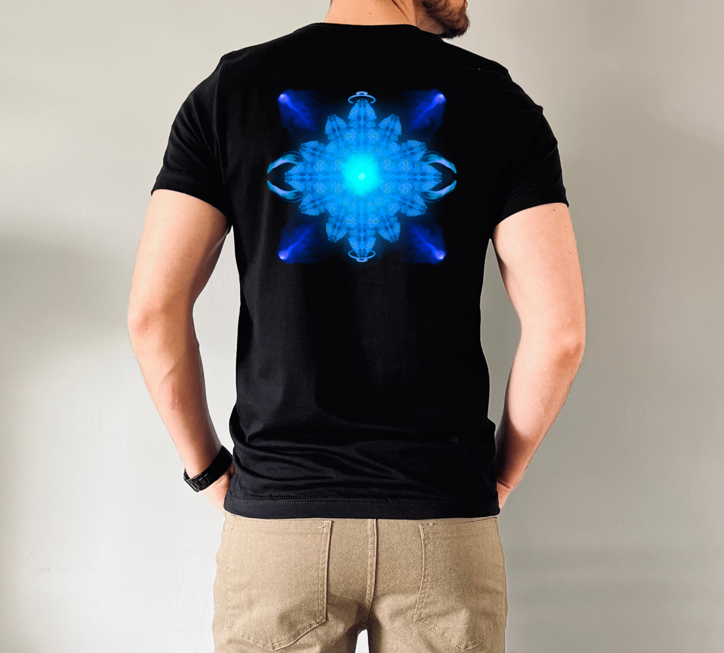 Fire & Ice Front and Back Print Unisex Jersey Short Sleeve Tee