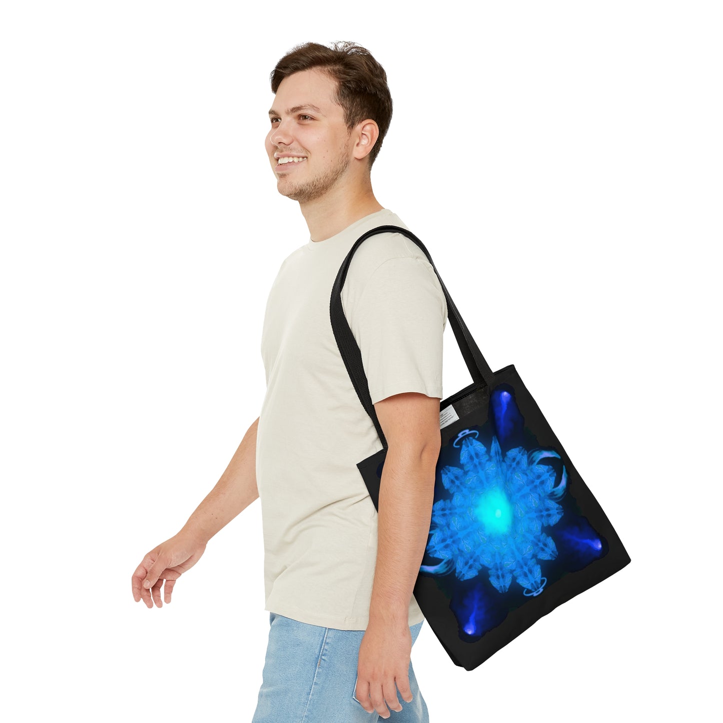 Fire & Ice Burst Tote Bag