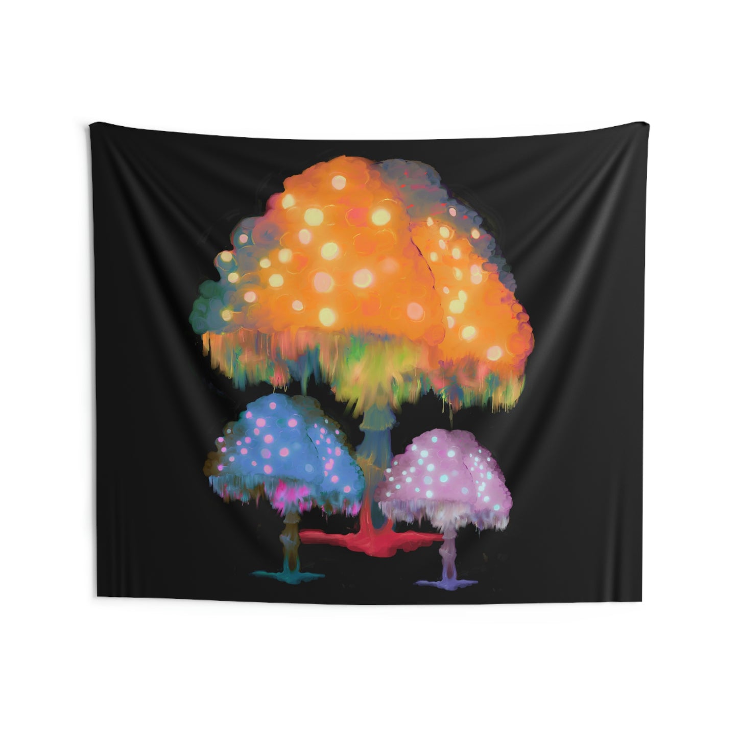 Ghost Fungi Indoor Wall Tapestry