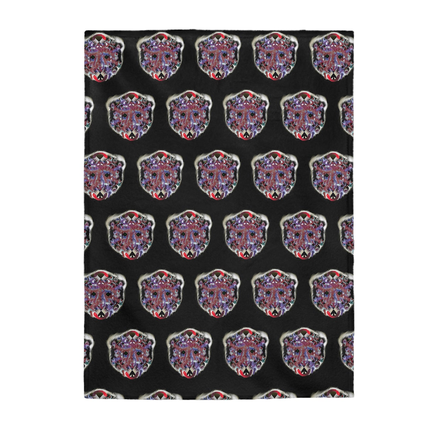 Interfaces Velveteen Plush Blanket