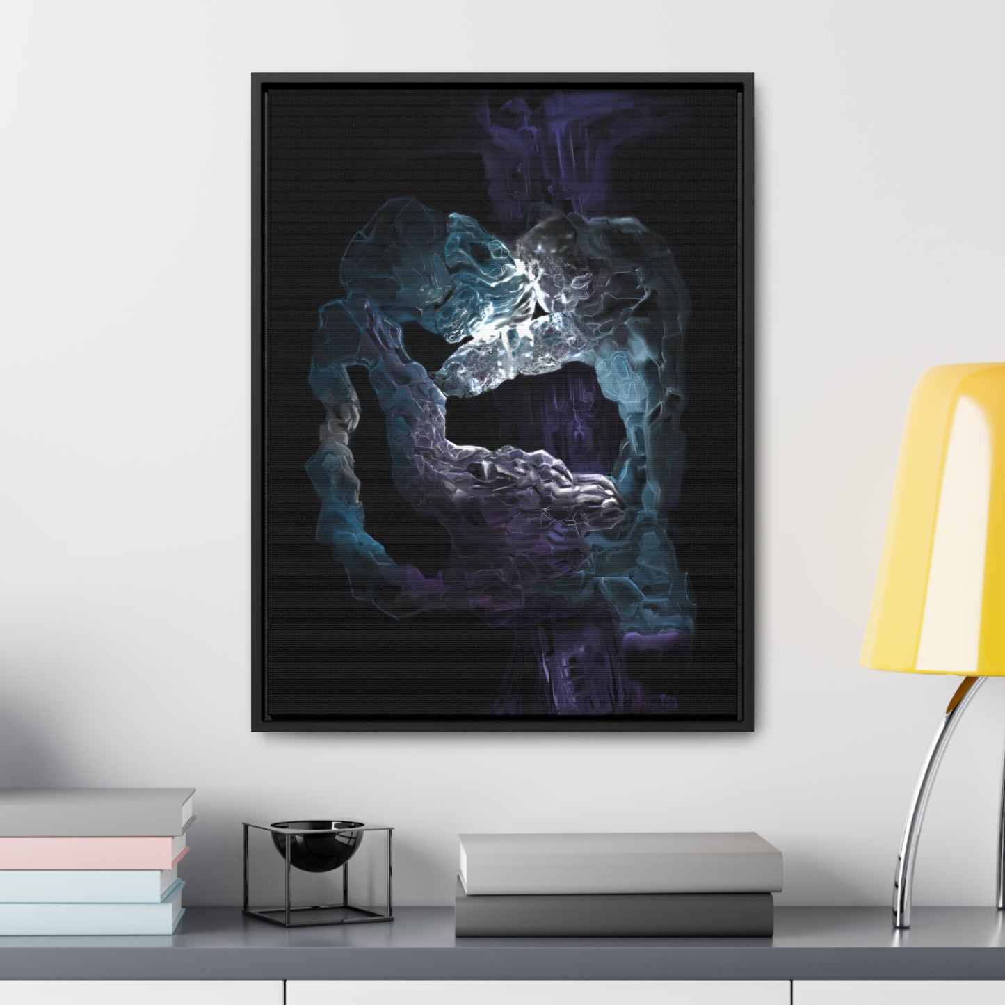 Anomalous Presence Gallery Canvas Wrap in Vertical Frame