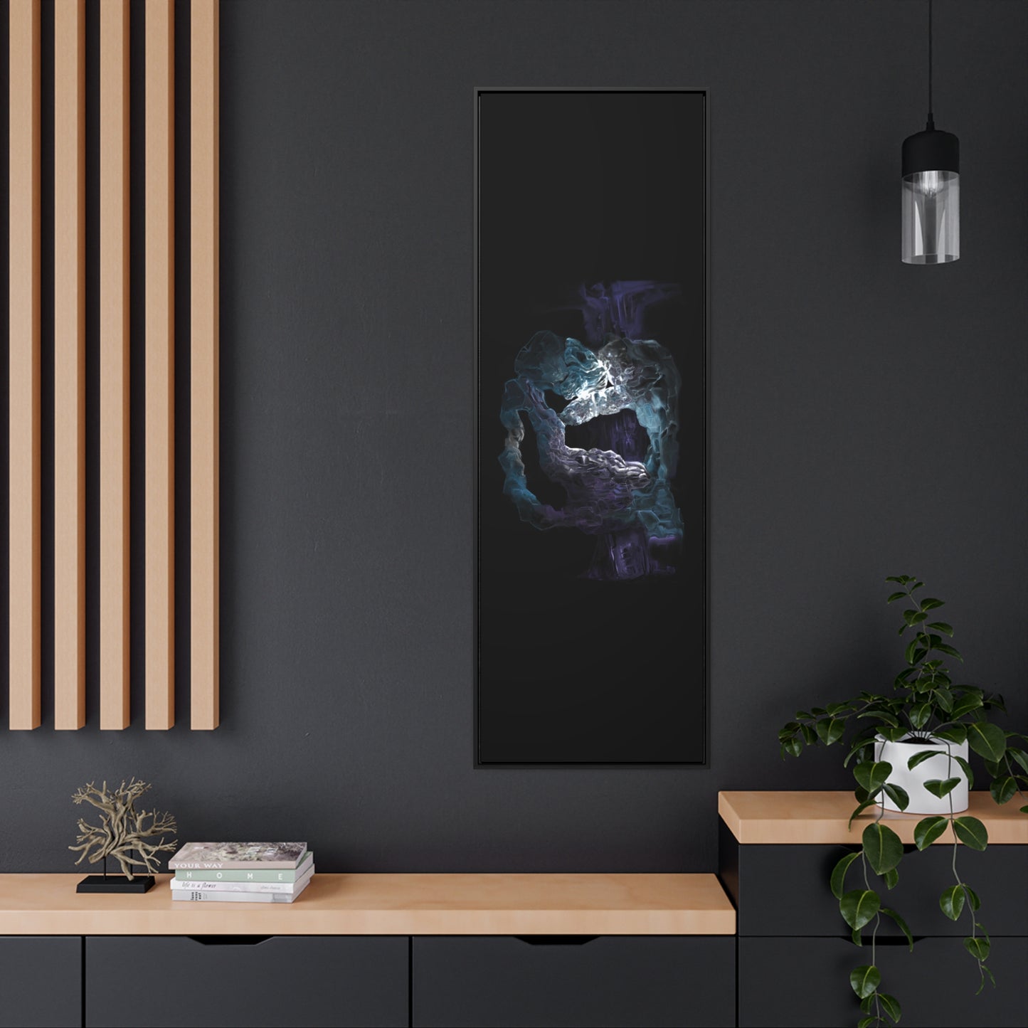 Anomalous Presence Gallery Canvas Wrap in Vertical Frame