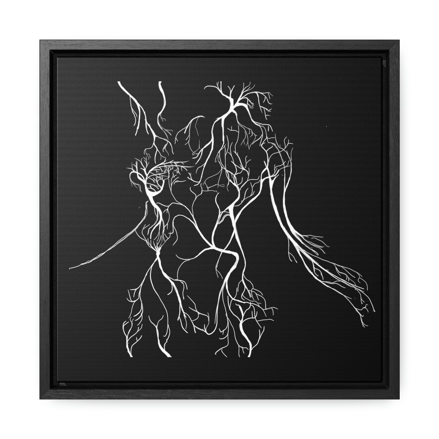 I Am Light Gallery Canvas Wrap Square Frame