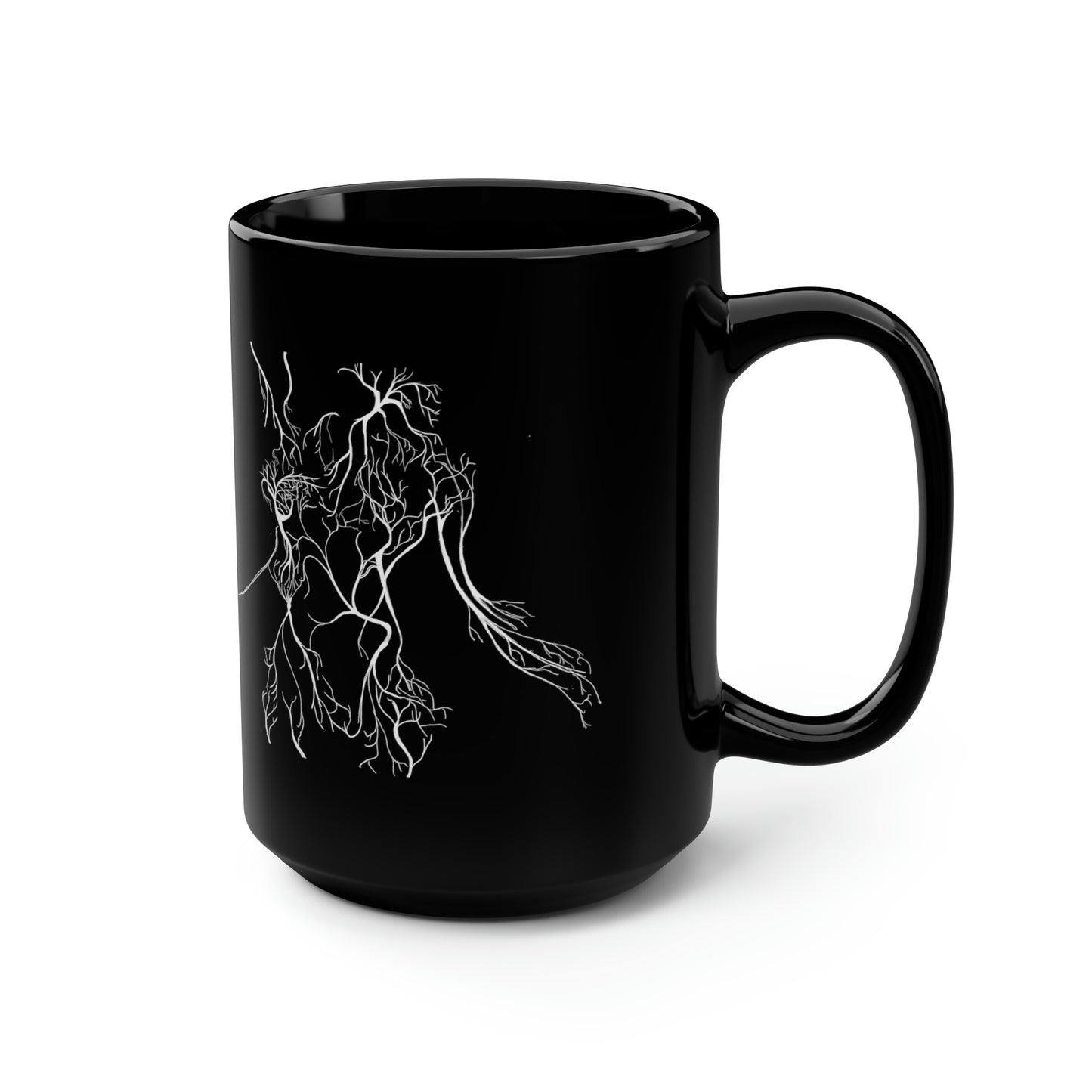I Am Light Black Mug 15oz