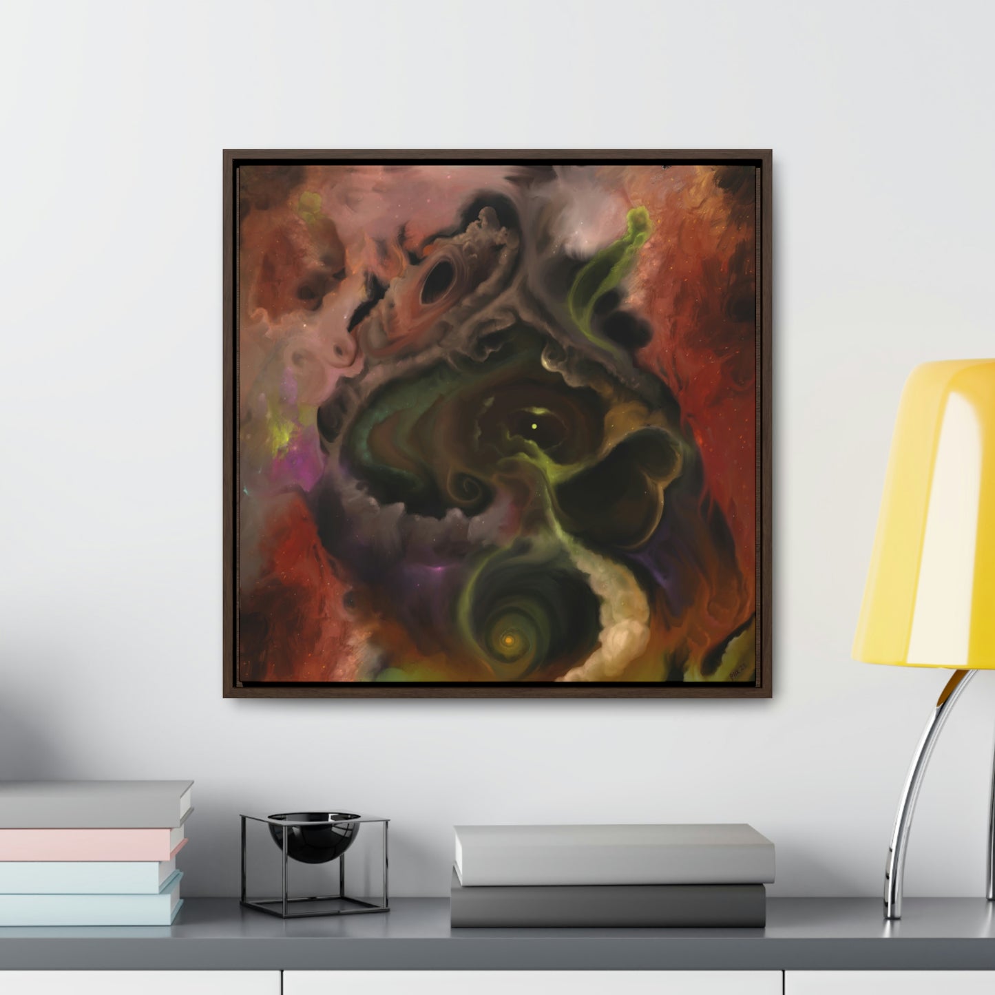 Nebula Fantastic Gallery Canvas Wrap, Square Frame
