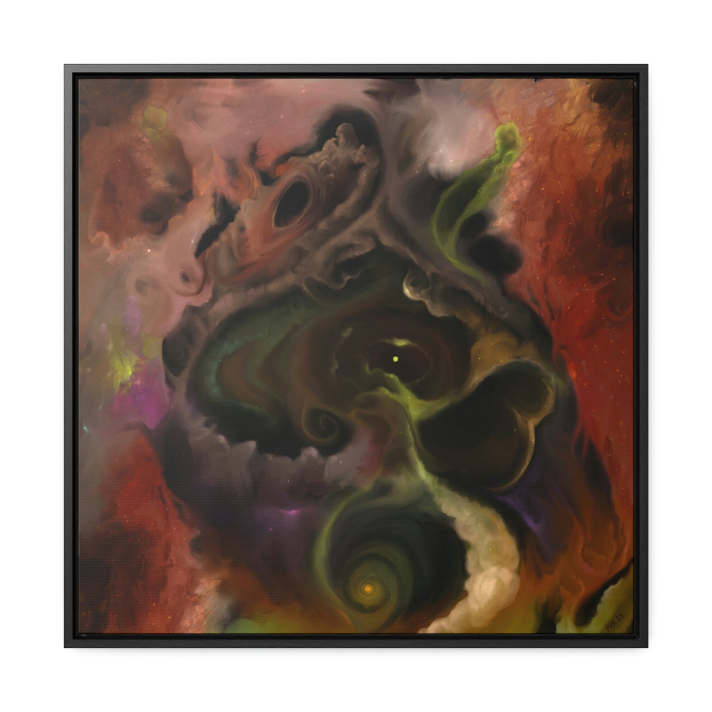 Nebula Fantastic Gallery Canvas Wrap, Square Frame