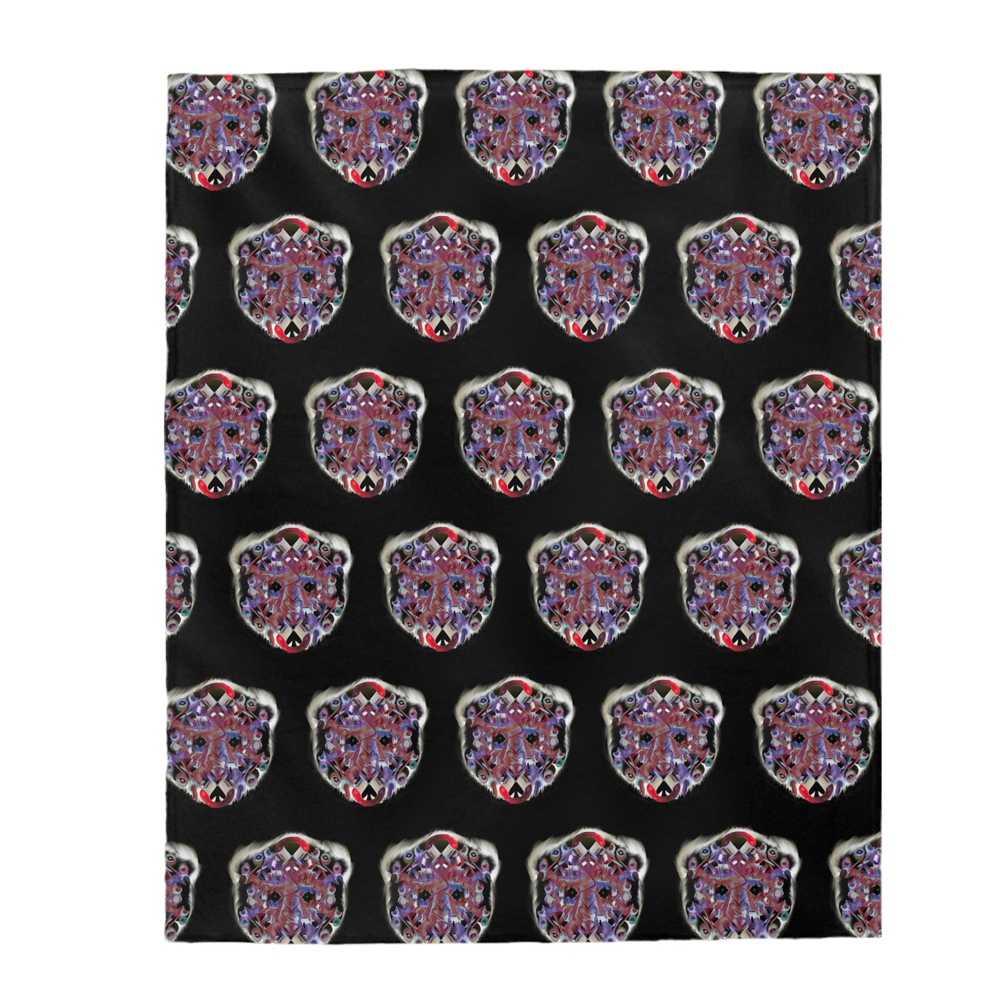 Interfaces Velveteen Plush Blanket