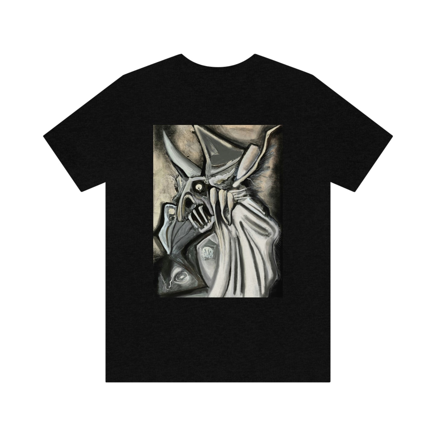 Original Demon Art 'Terrified' Unisex Short Sleeve Tee