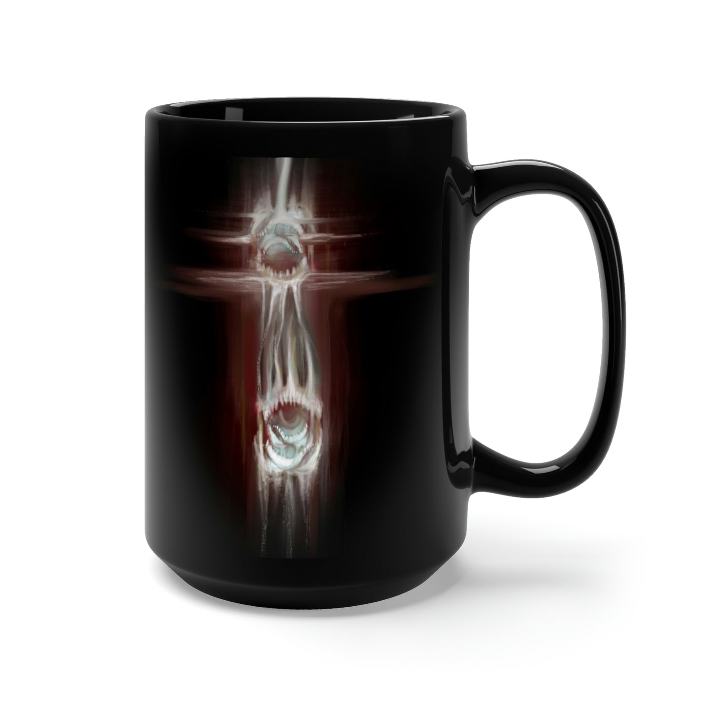 Lost in the Void Original Art Black Mug 15 oz