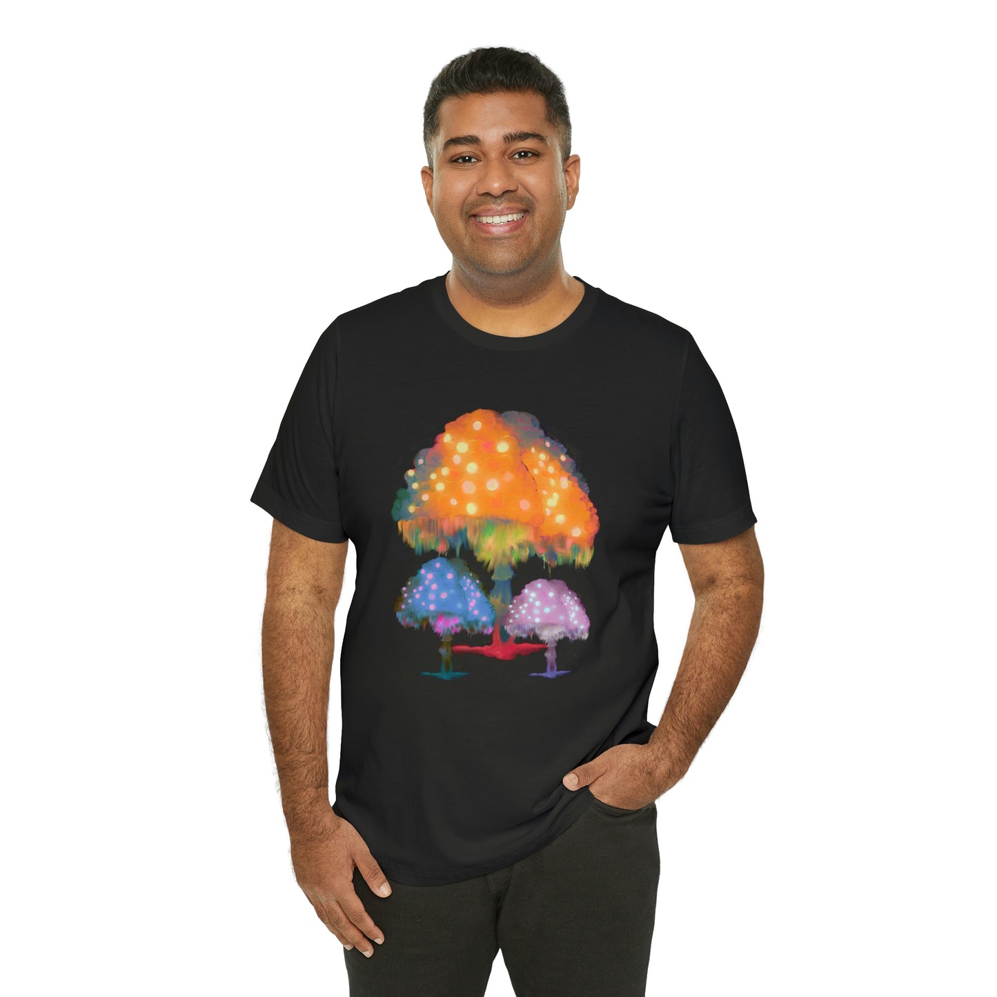 Ghost Fungi Unisex Jersey Short Sleeve Tee