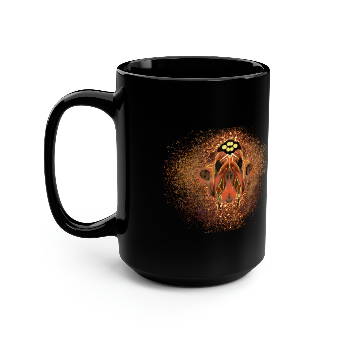 Fused Black Mug, 15oz
