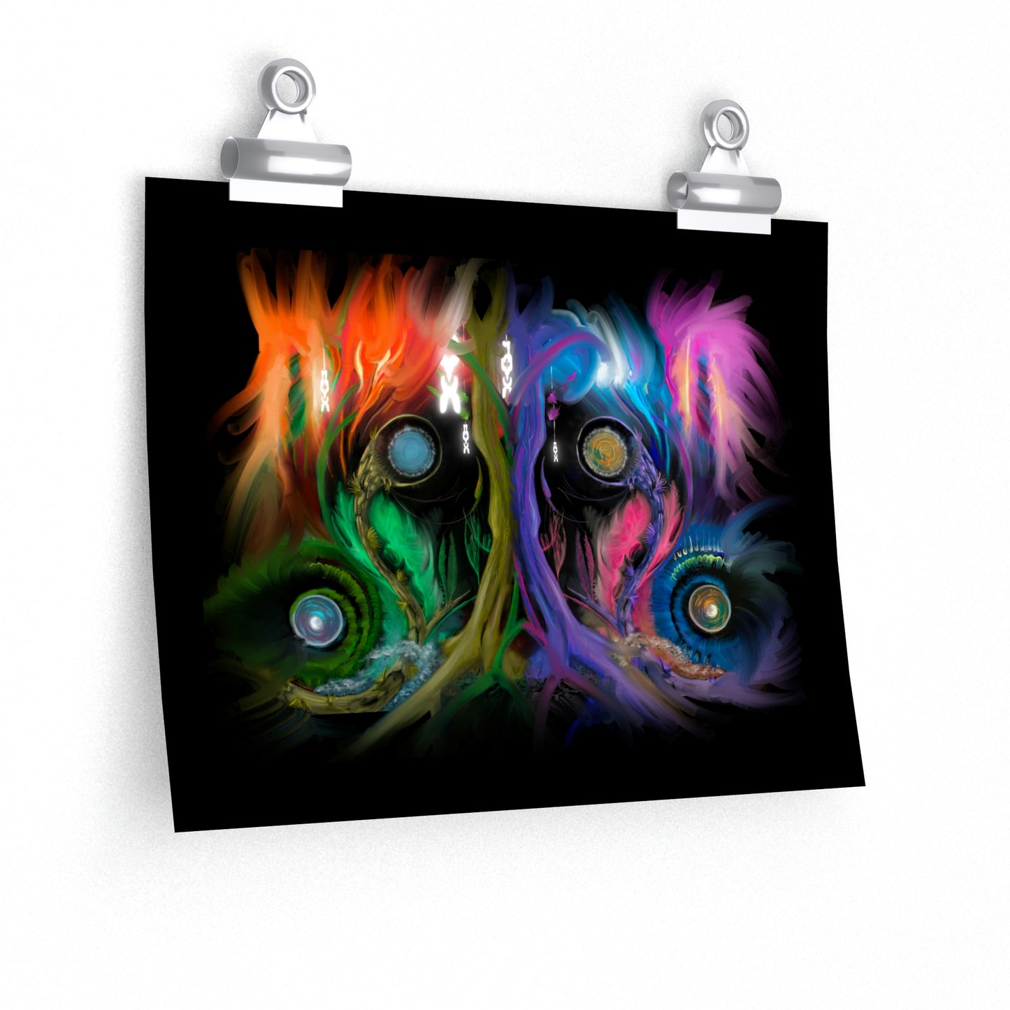 Deep In The Forest of Illusions Premium Matte horizontal poster