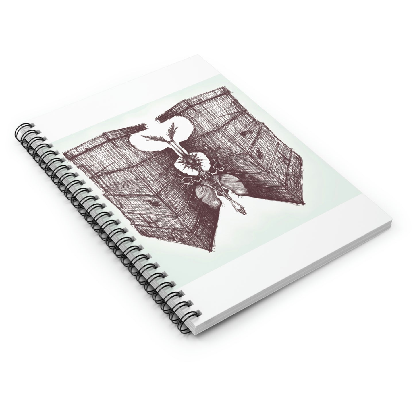 Heavy WIngs Spiral Notebook - Ruled Line