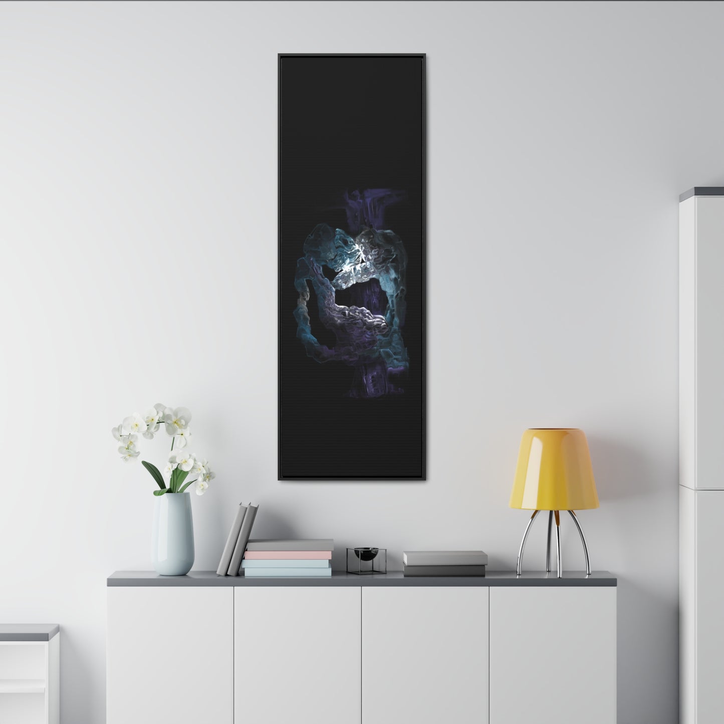 Anomalous Presence Gallery Canvas Wrap in Vertical Frame