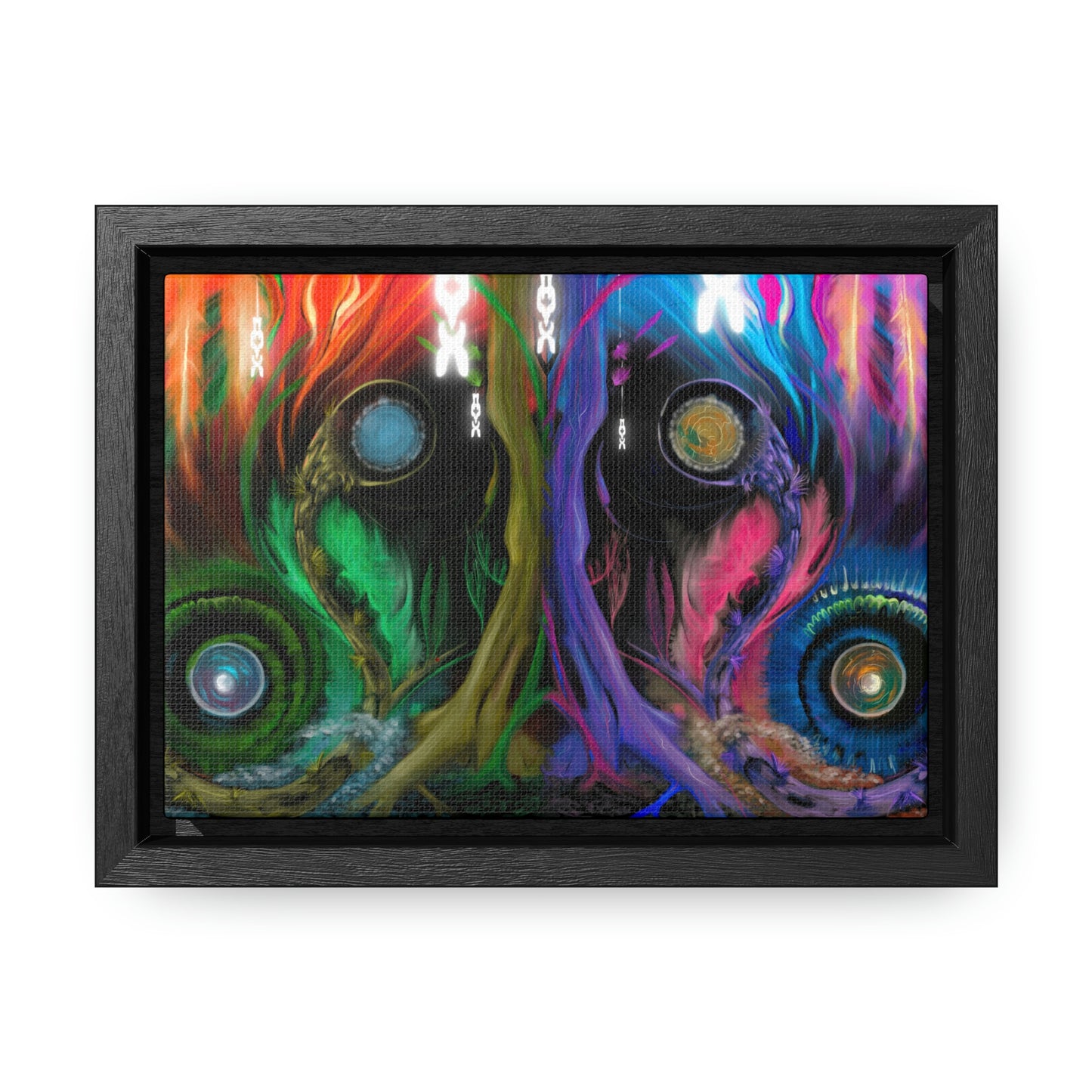 Deep in the Forest of Illusions Gallery Canvas Framed Print