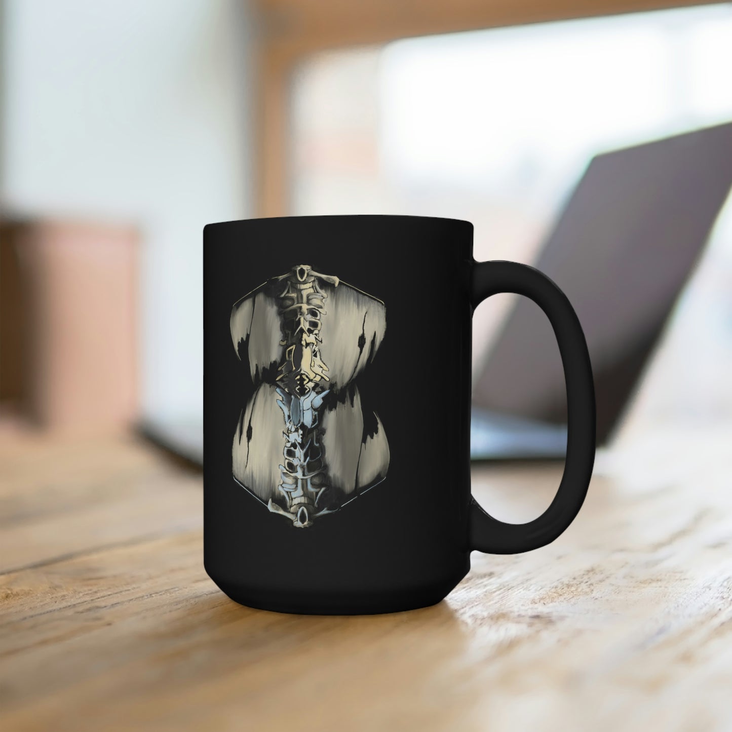 Totem Original Art Black Mug 15oz