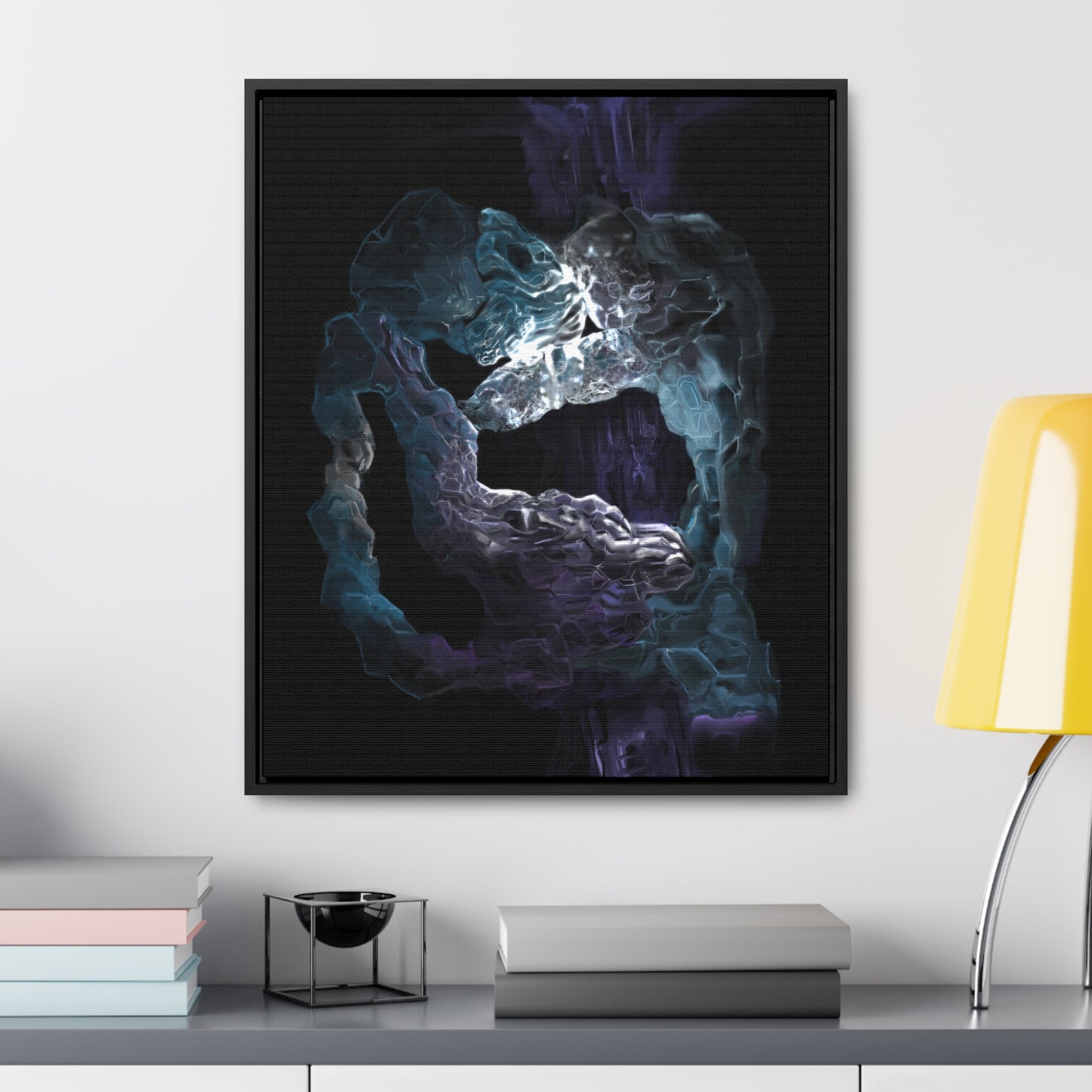 Anomalous Presence Gallery Canvas Wrap in Vertical Frame