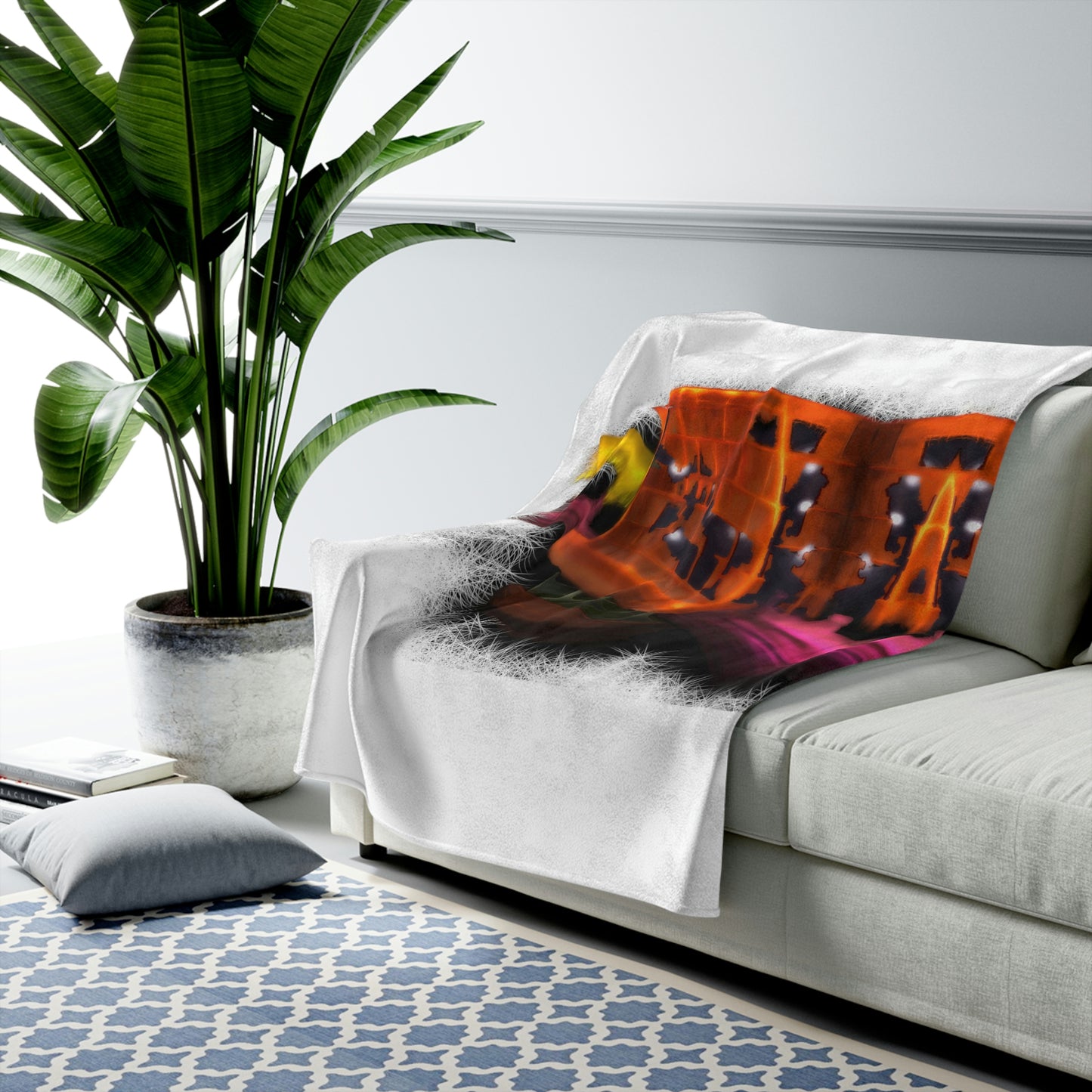 Polymerase III Corruption Velveteen Plush Blanket