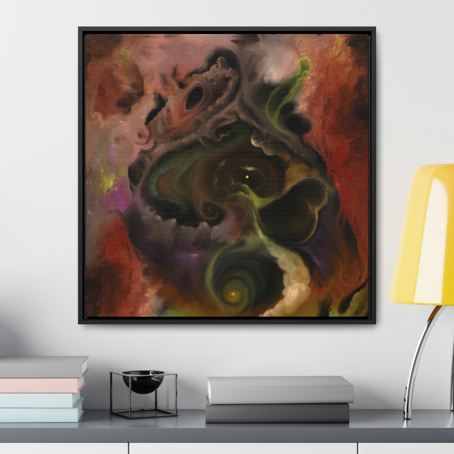 Nebula Fantastic Gallery Canvas Wrap, Square Frame