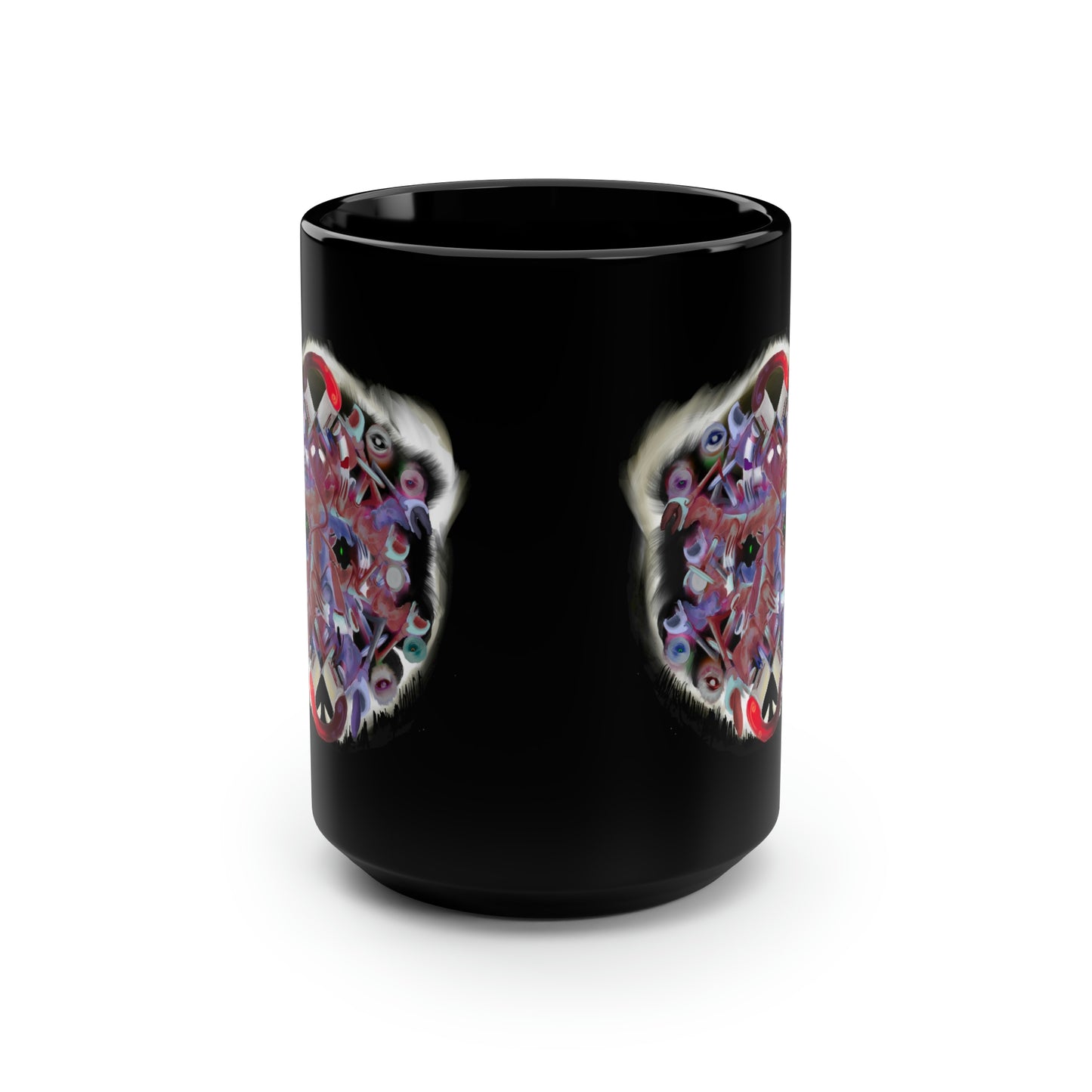 Interfaces Black Mug, 15oz