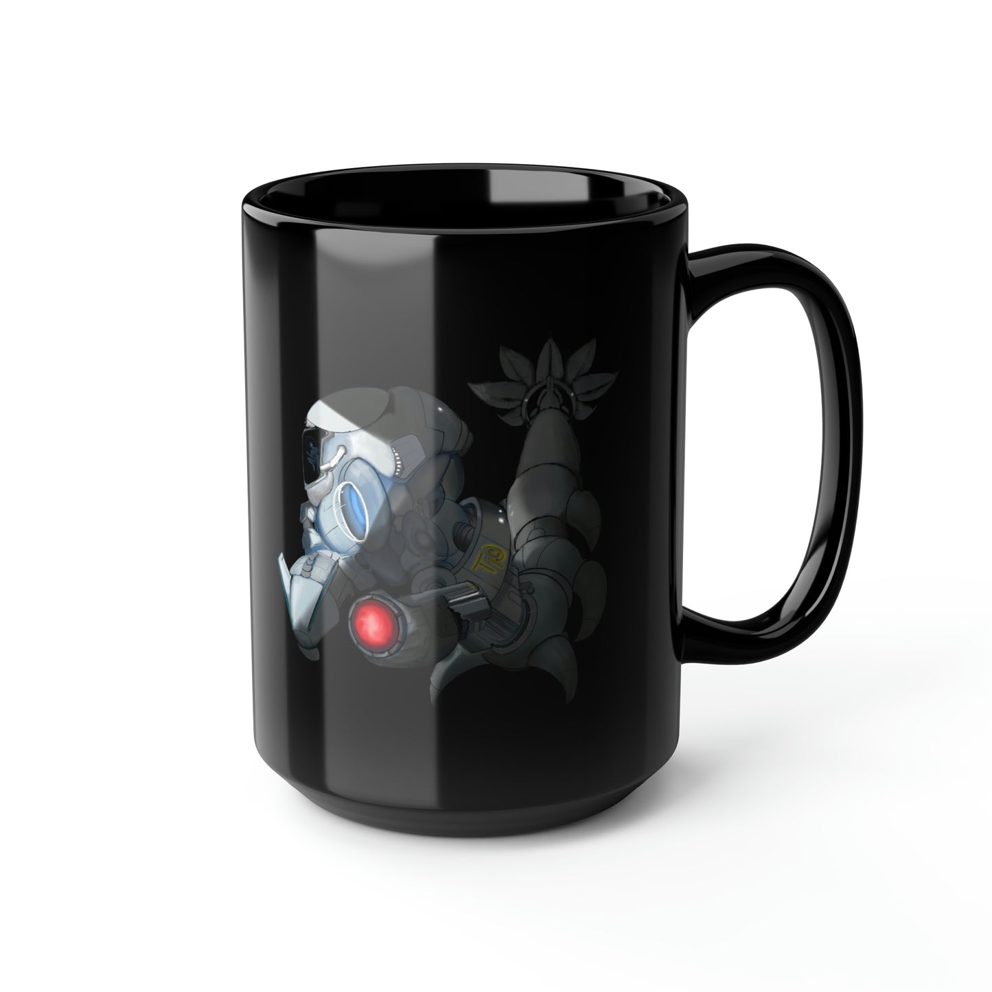 Aquanaut Black Mug, 15oz