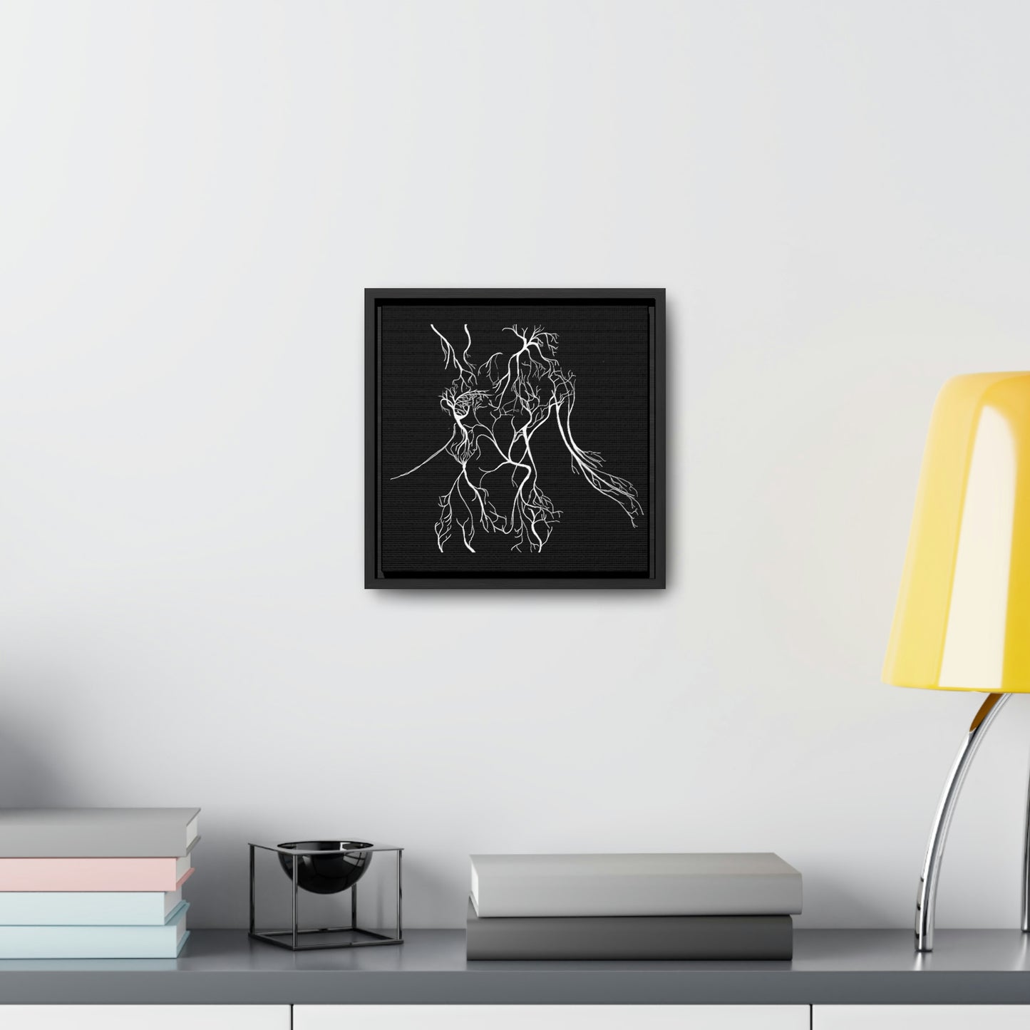 I Am Light Gallery Canvas Wrap Square Frame