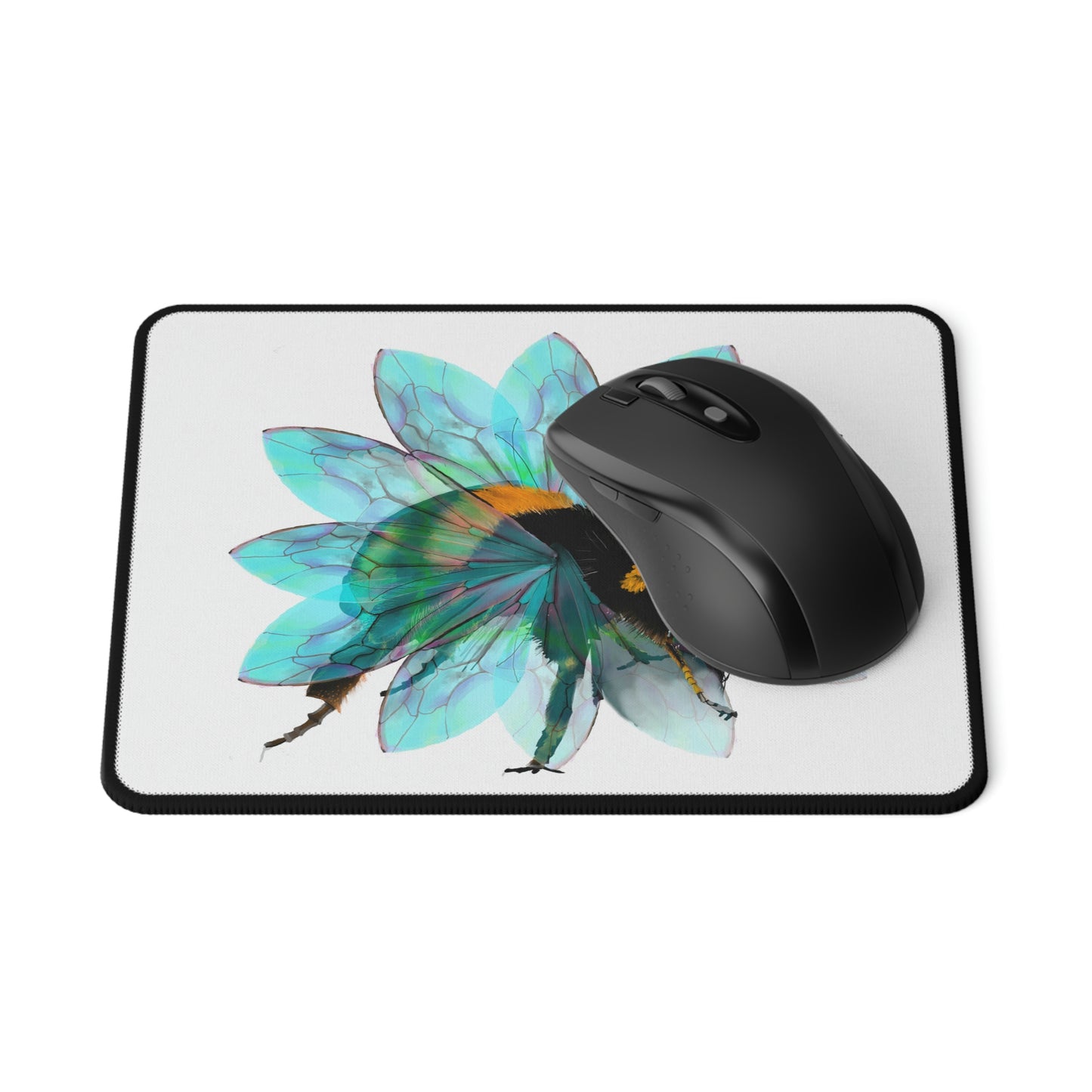 Bee in the Flower Non-Slip Mouse Pad
