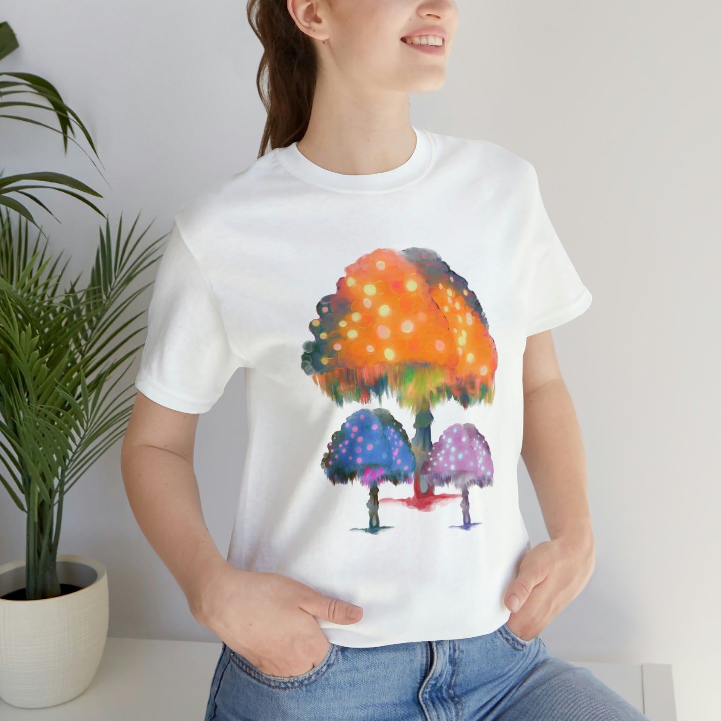 Ghost Fungi Unisex Jersey Short Sleeve Tee