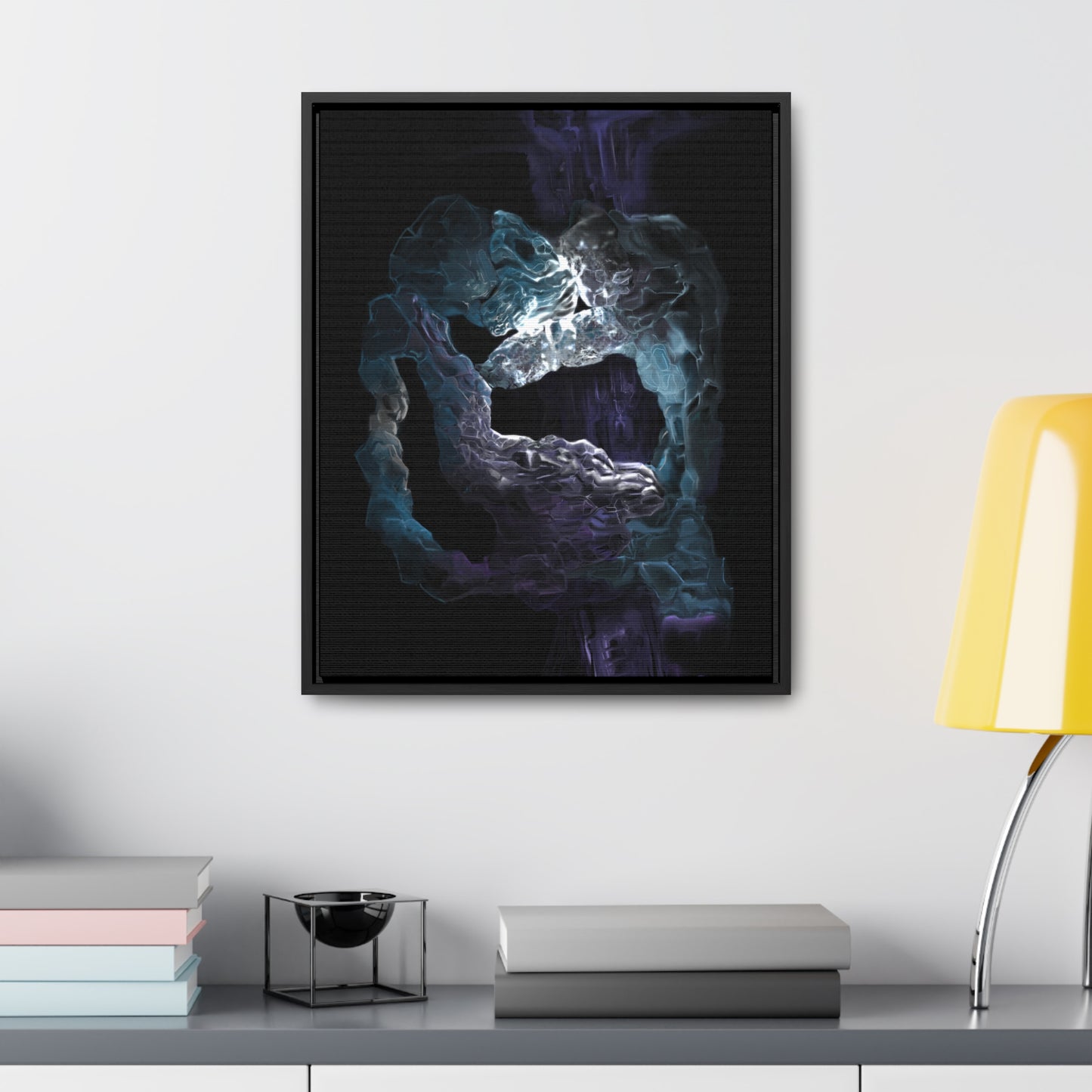 Anomalous Presence Gallery Canvas Wrap in Vertical Frame