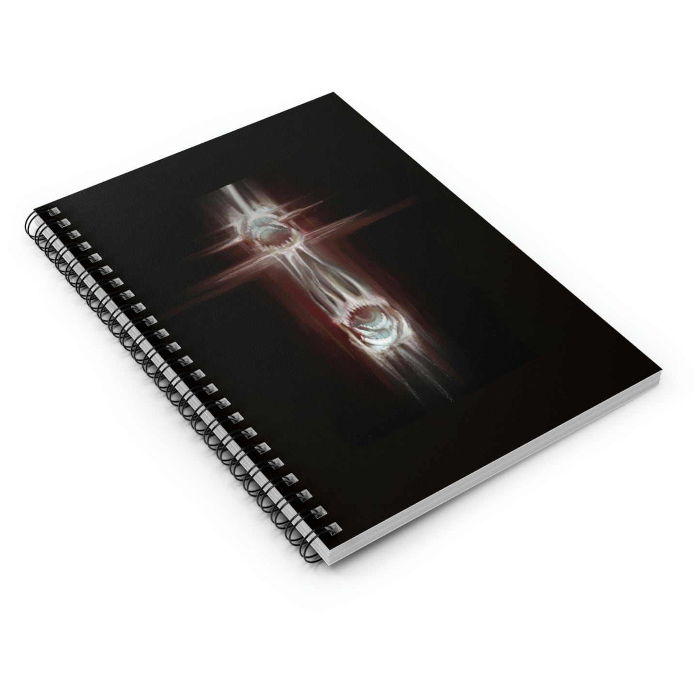 Torment in the Void Original Artwork Spiral Notebook - Ruled Line