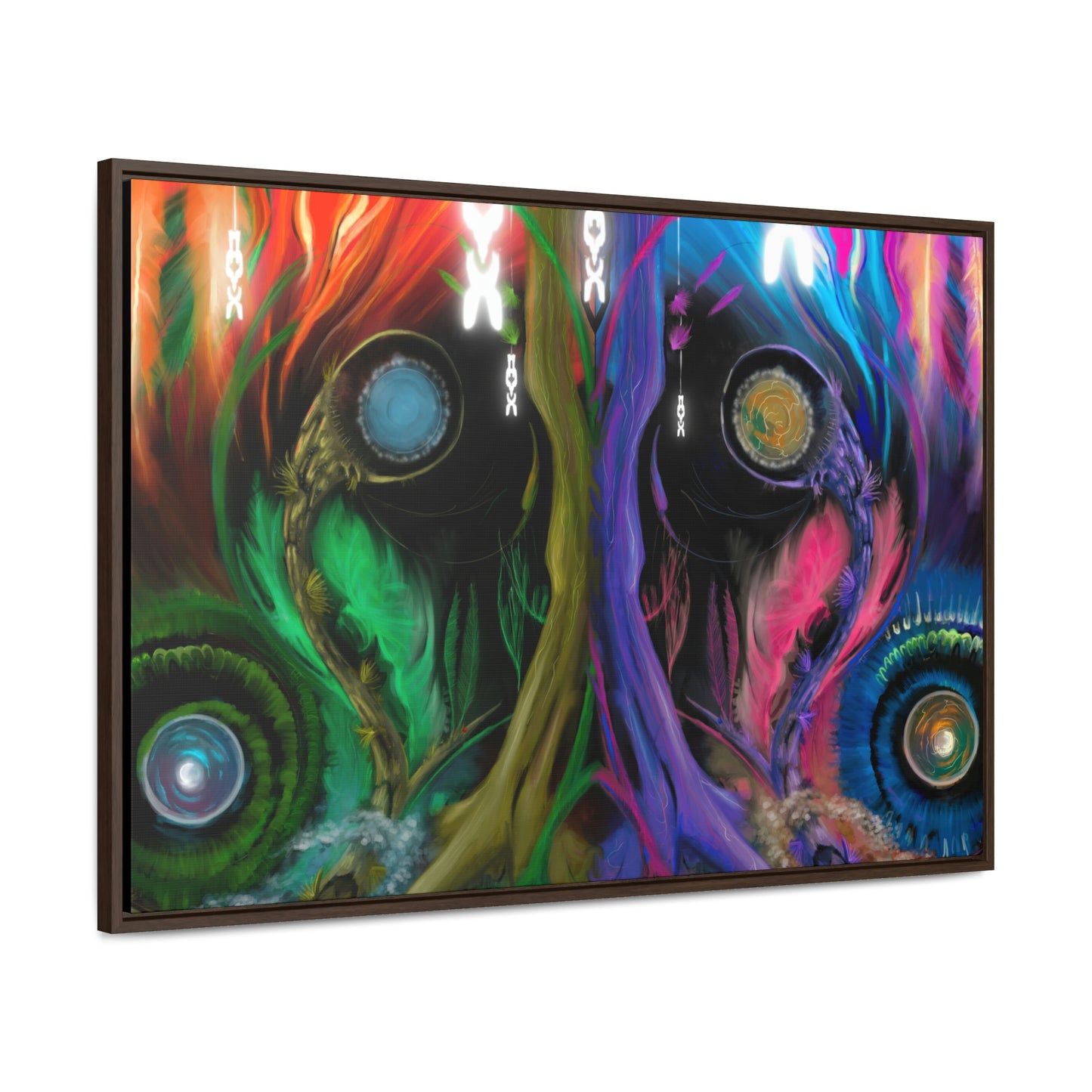 Deep in the Forest of Illusions Gallery Canvas Framed Print