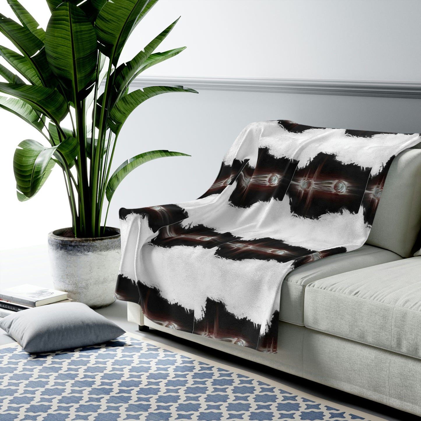 Torment In The Void Velveteen Plush Blanket