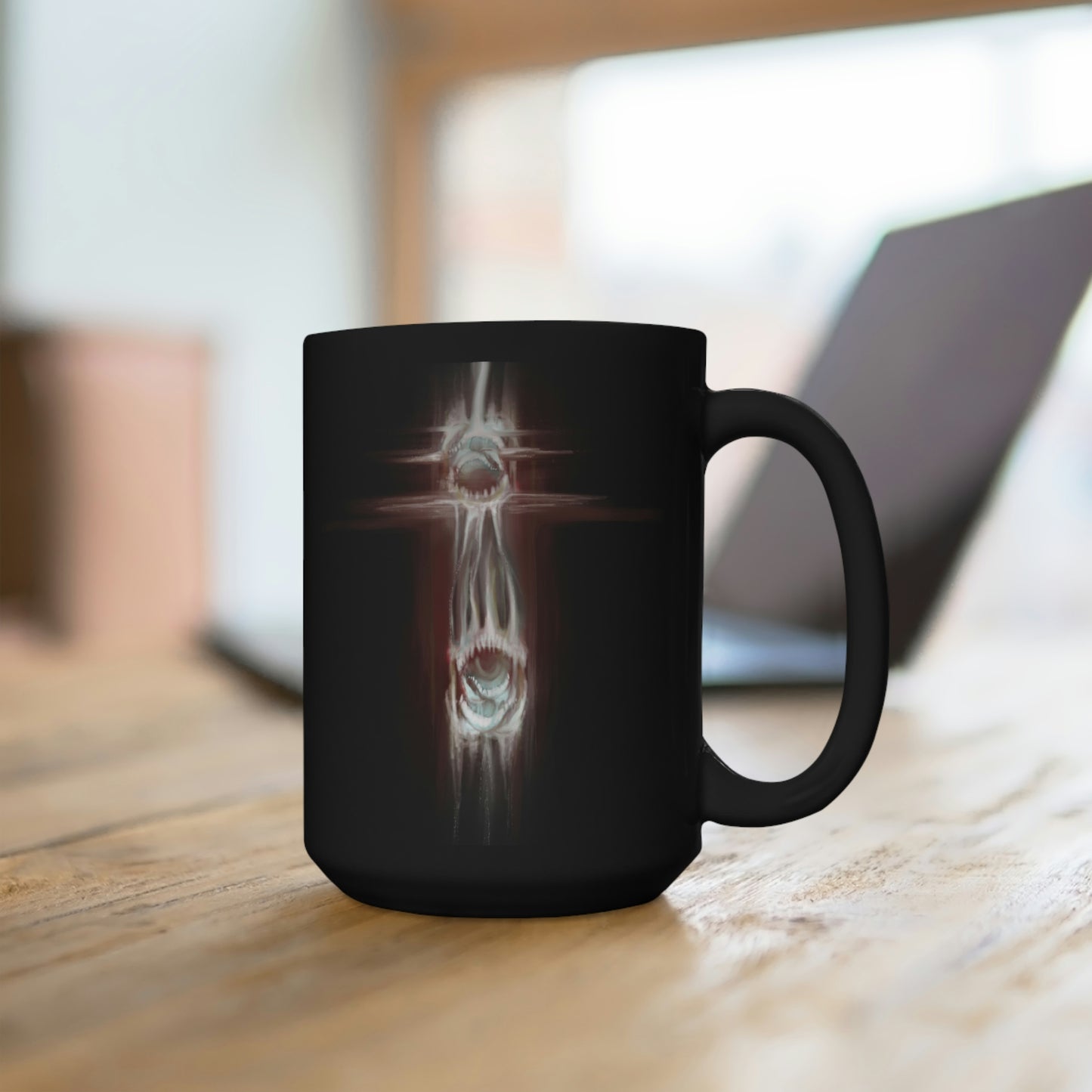 Lost in the Void Original Art Black Mug 15 oz