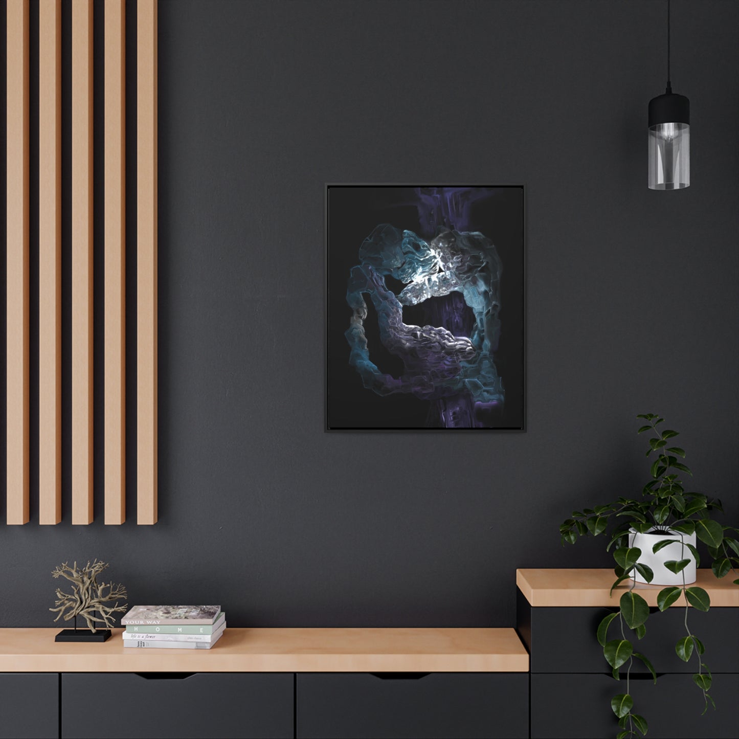 Anomalous Presence Gallery Canvas Wrap in Vertical Frame