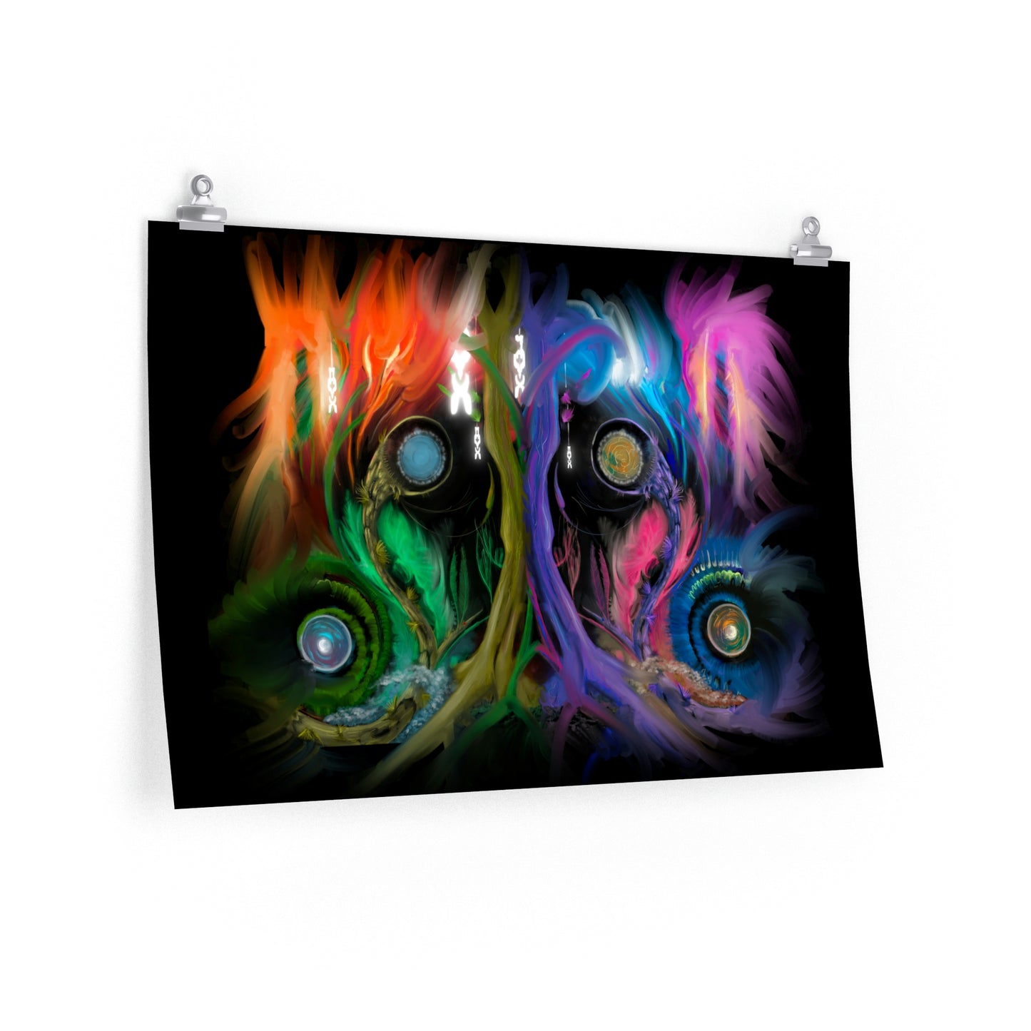 Deep In The Forest of Illusions Premium Matte horizontal poster