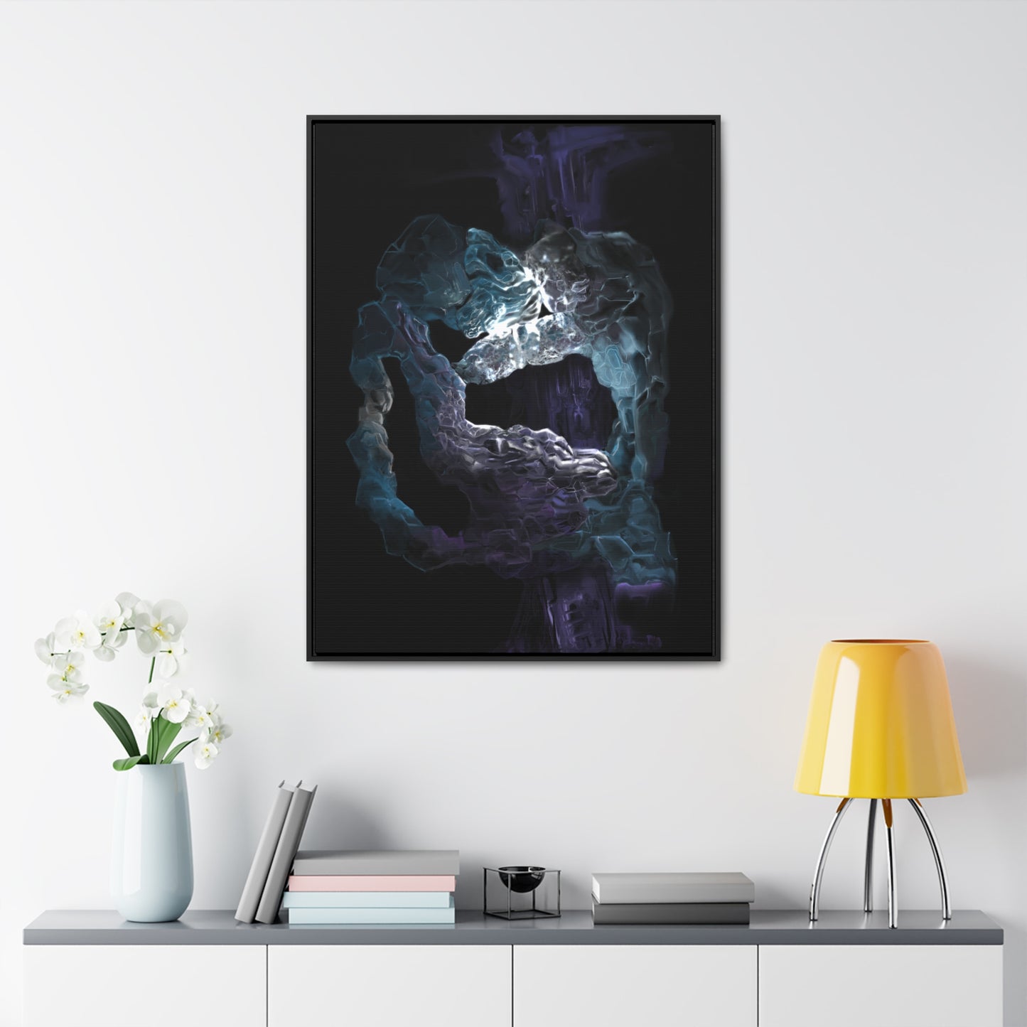 Anomalous Presence Gallery Canvas Wrap in Vertical Frame
