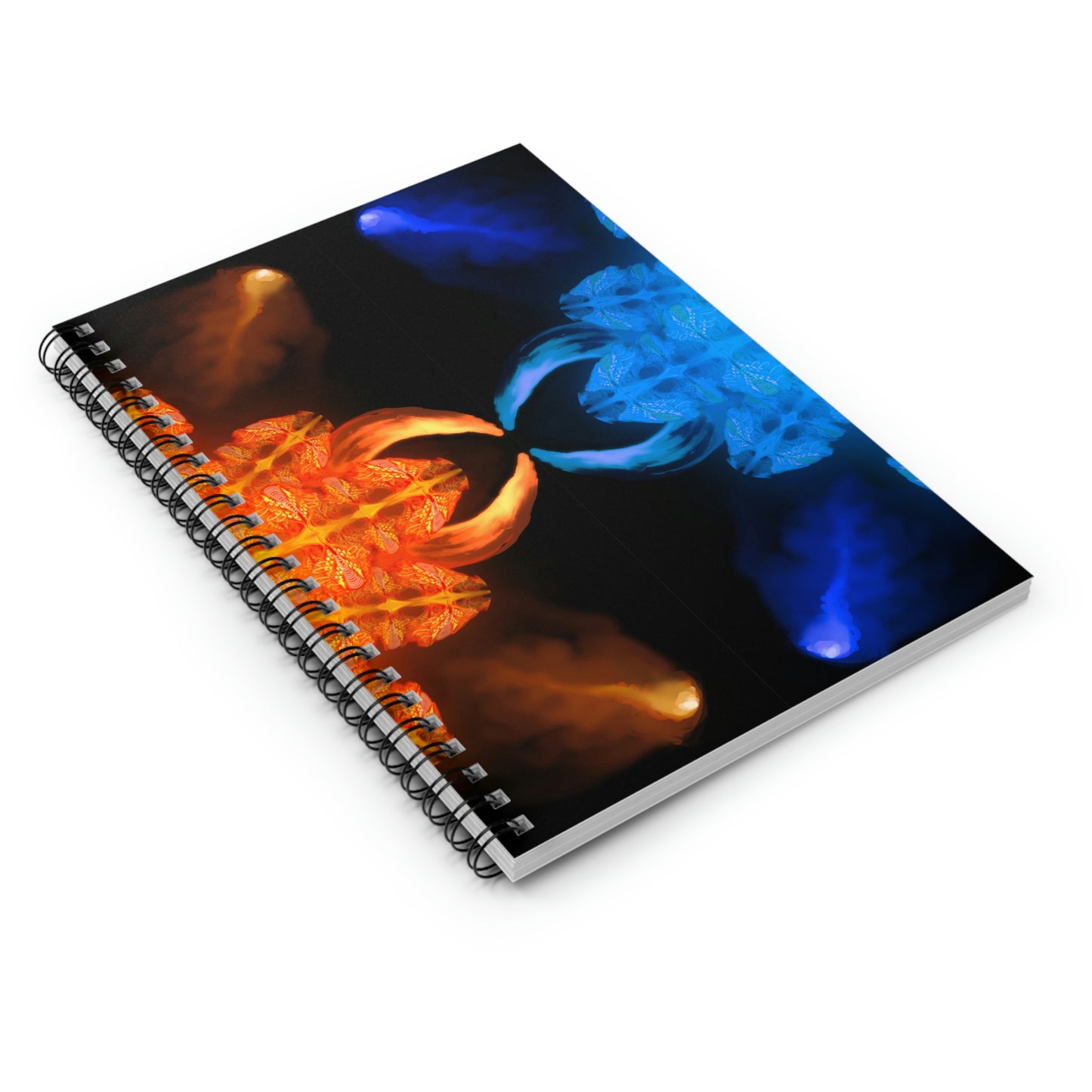 Fire & Ice Spiral Notebook - Ruled Line
