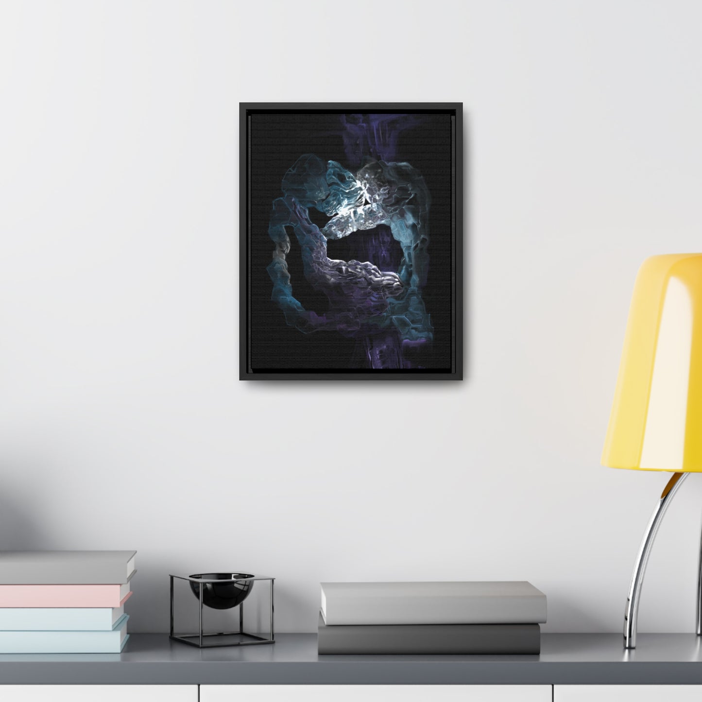 Anomalous Presence Gallery Canvas Wrap in Vertical Frame