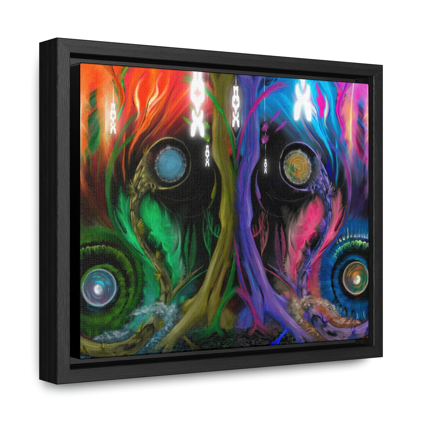 Deep in the Forest of Illusions Gallery Canvas Framed Print
