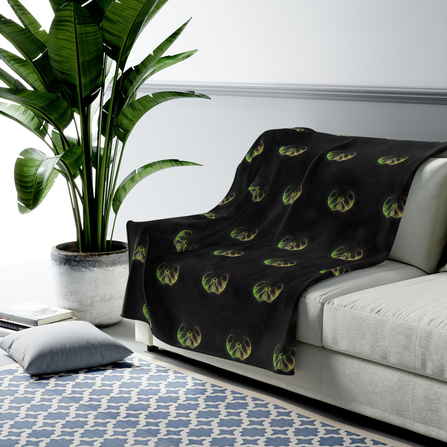 Phantasm Original Artwork Velveteen Plush Blanket