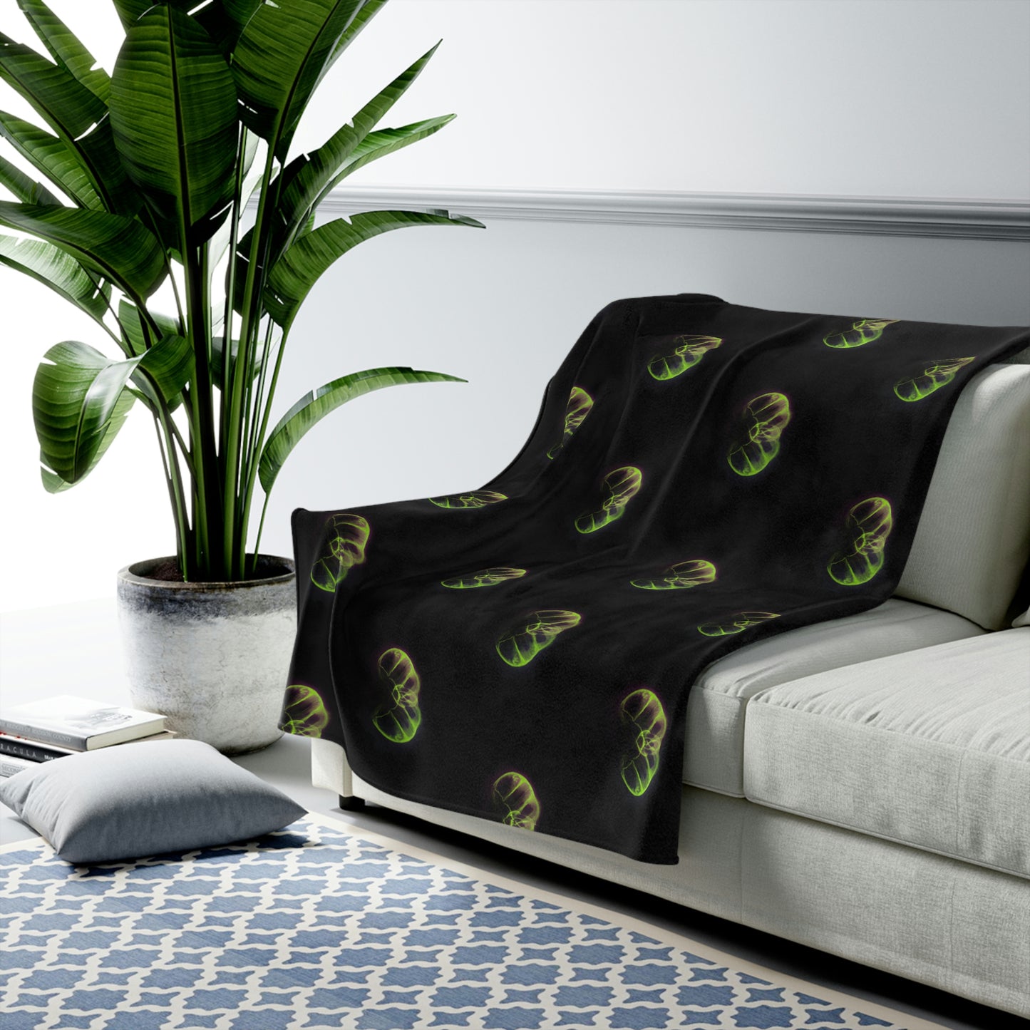 Phantasm Original Artwork Velveteen Plush Blanket