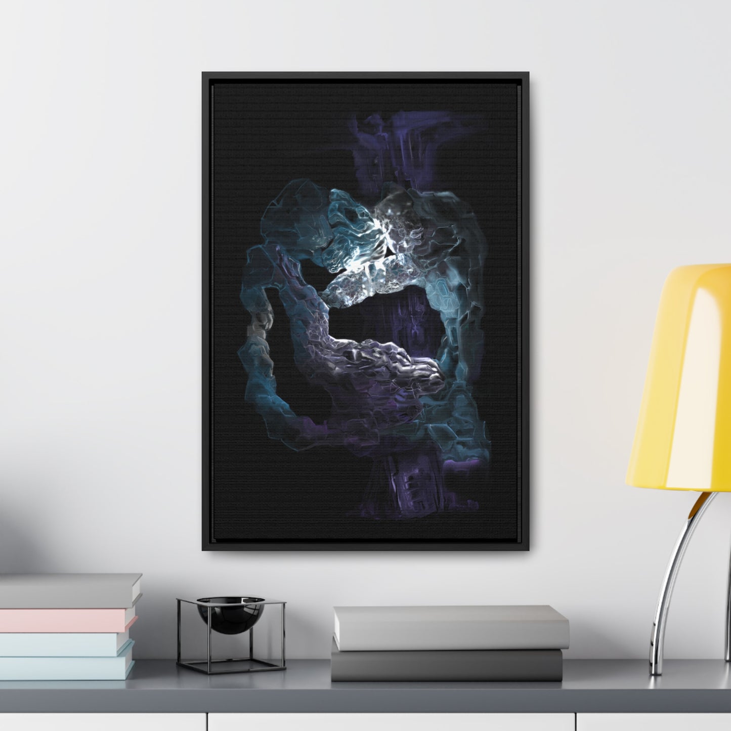 Anomalous Presence Gallery Canvas Wrap in Vertical Frame