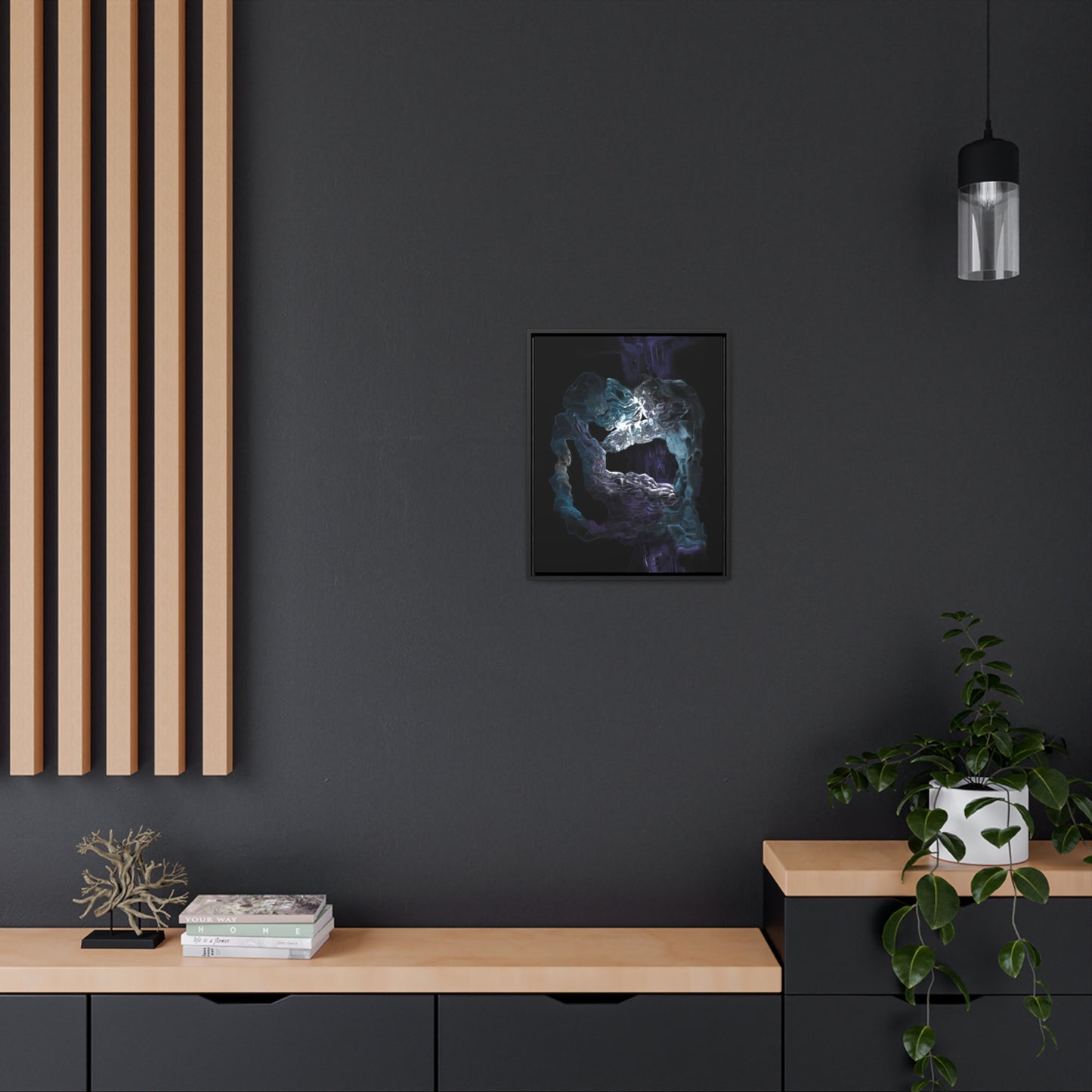 Anomalous Presence Gallery Canvas Wrap in Vertical Frame