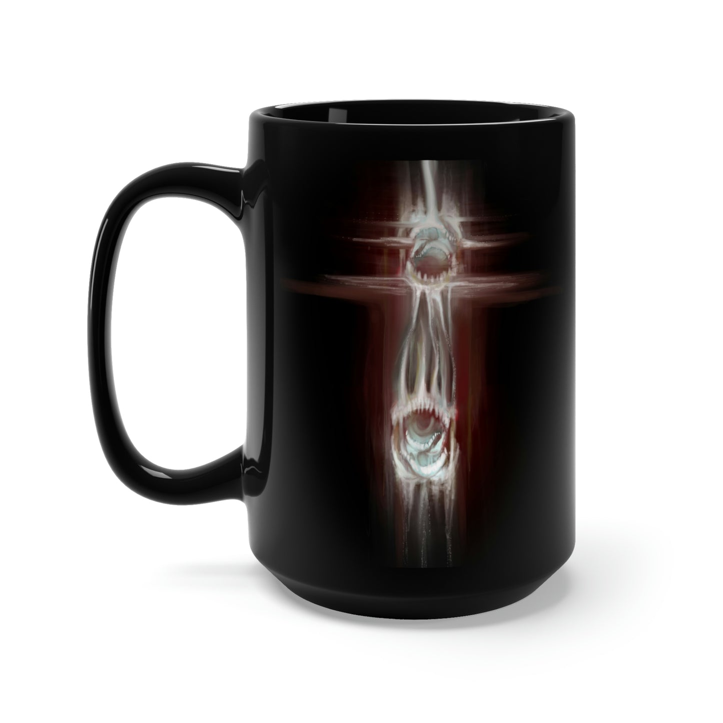 Lost in the Void Original Art Black Mug 15 oz