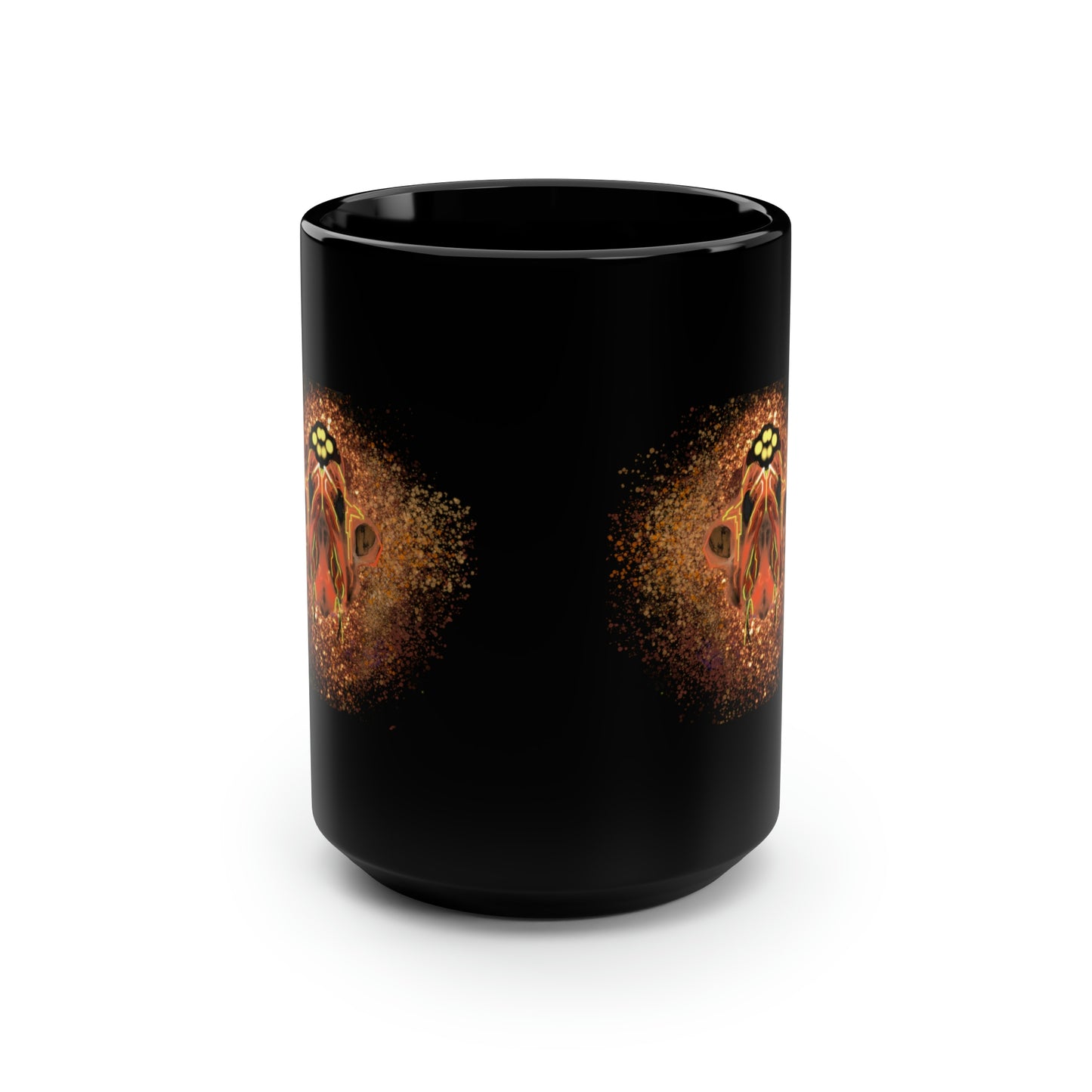 Fused Black Mug, 15oz