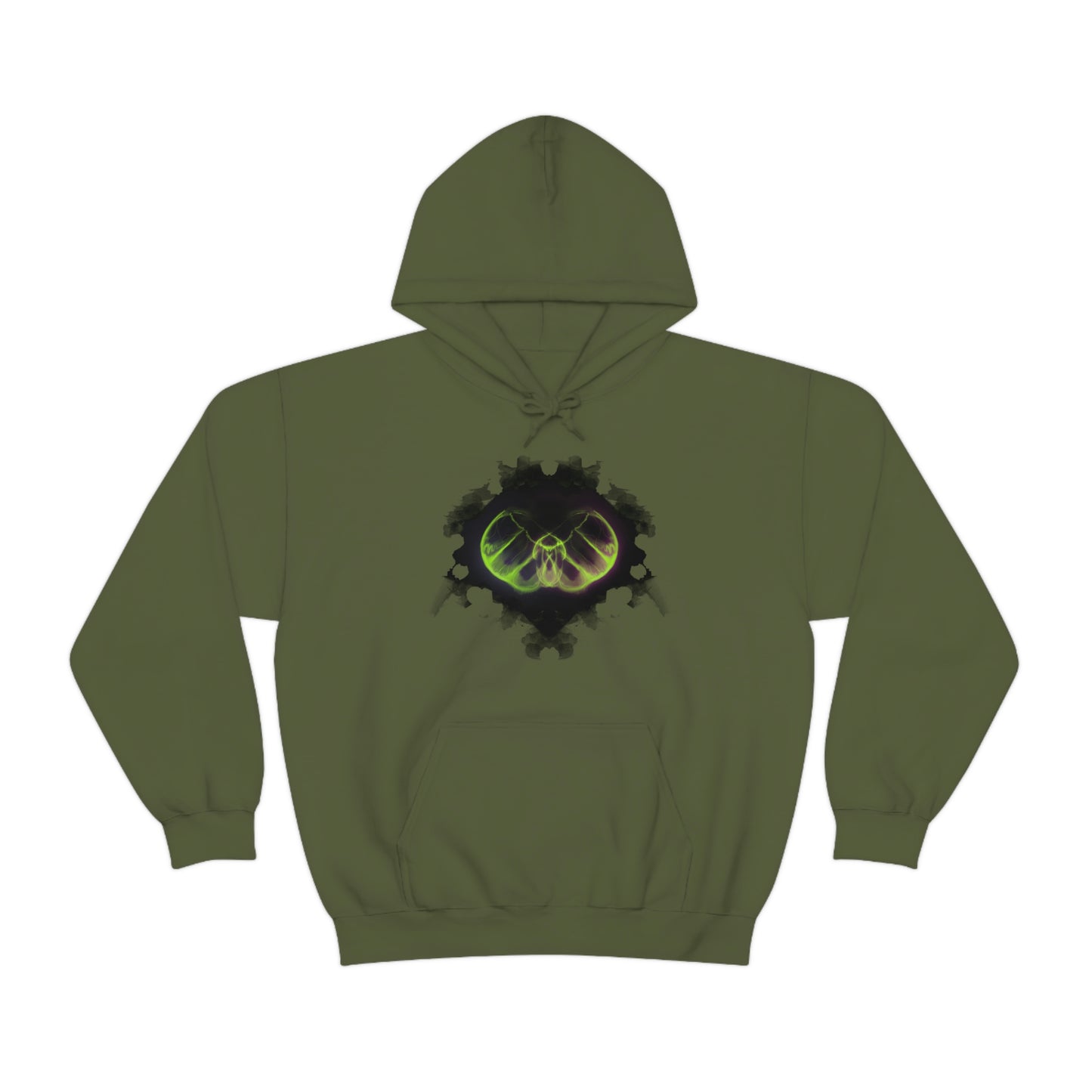 Phantasm Moth Unisex Heavy Blend Hooded Sweatshirt